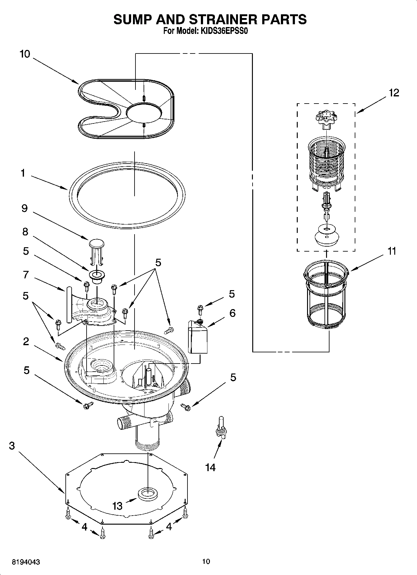 06 - SUMP AND STRAINER PARTS