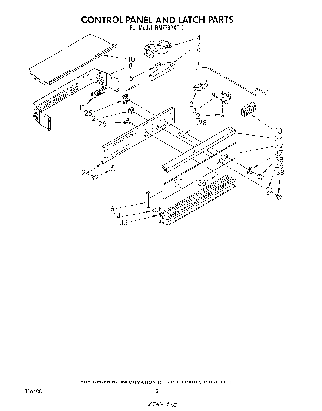 02 - CONTROL PANEL AND LATCH