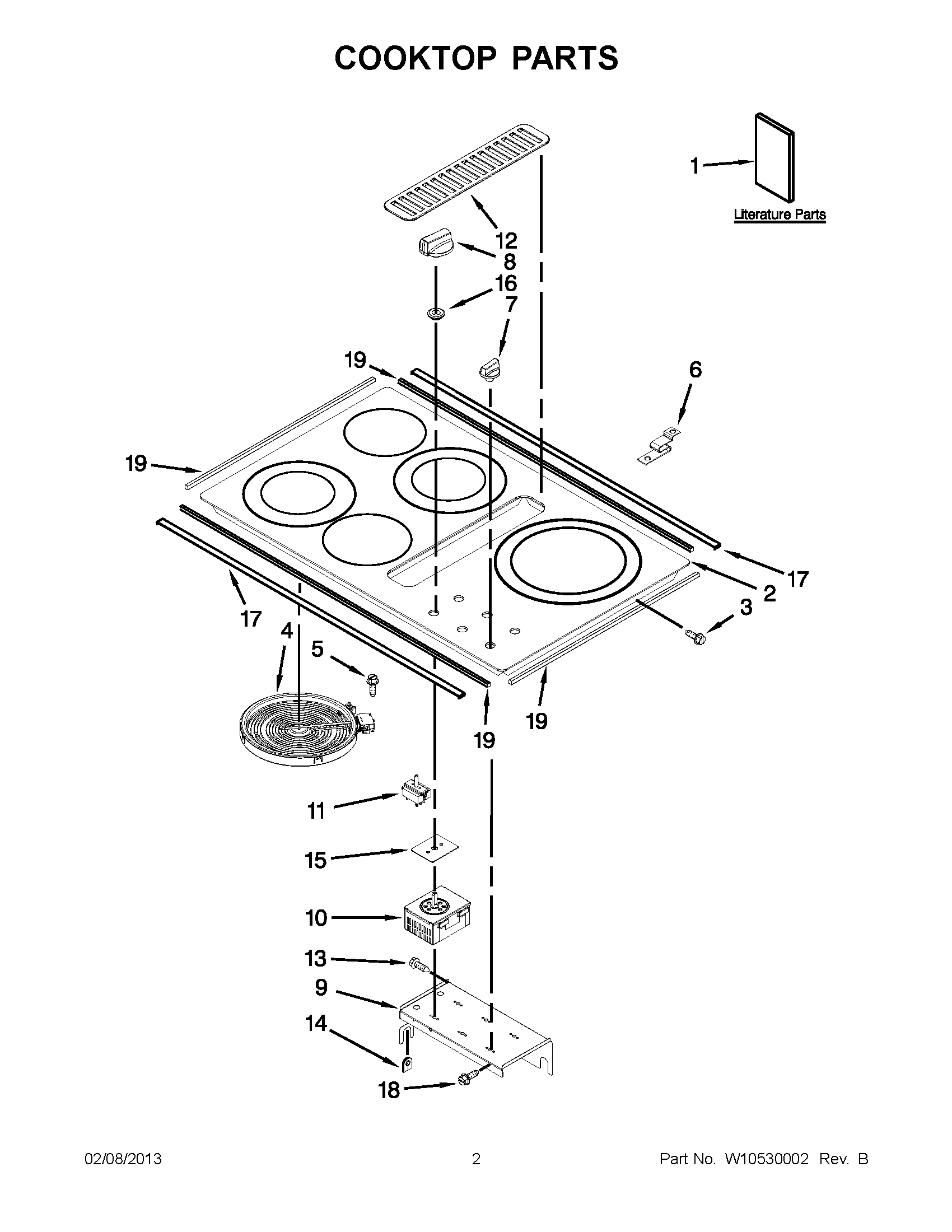 01 - COOKTOP PARTS
