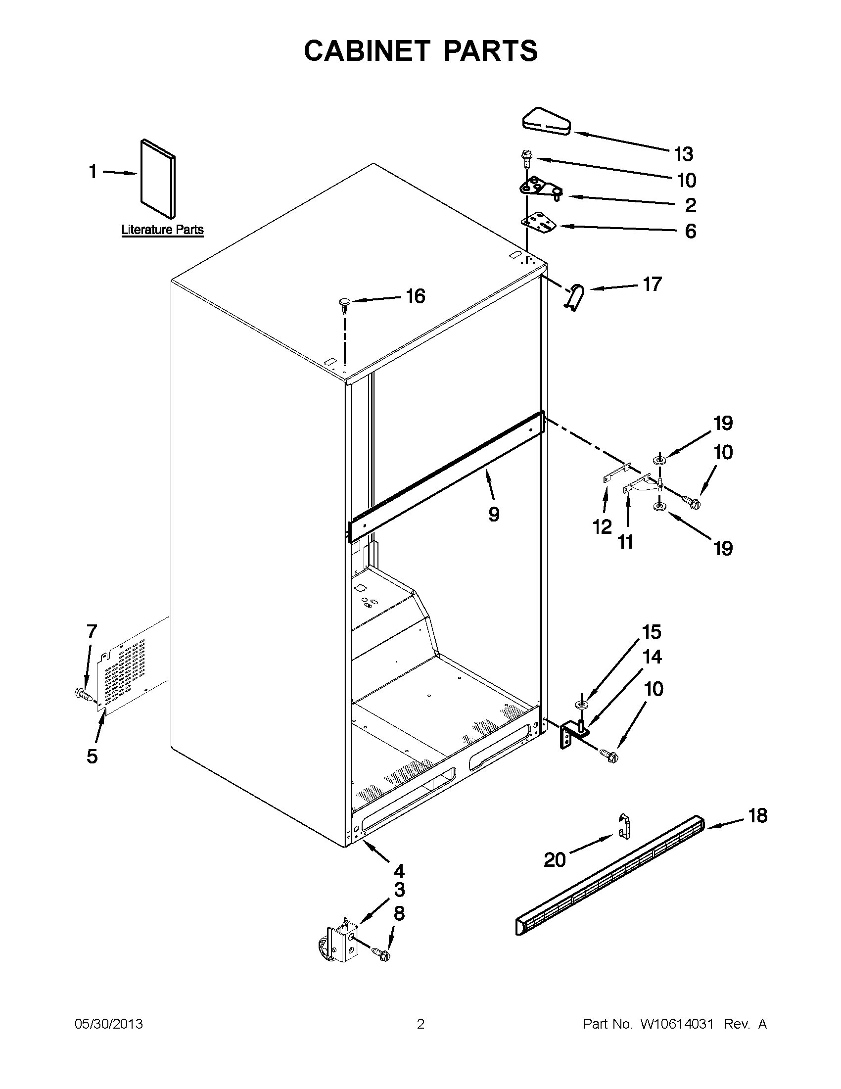 01 - CABINET PARTS