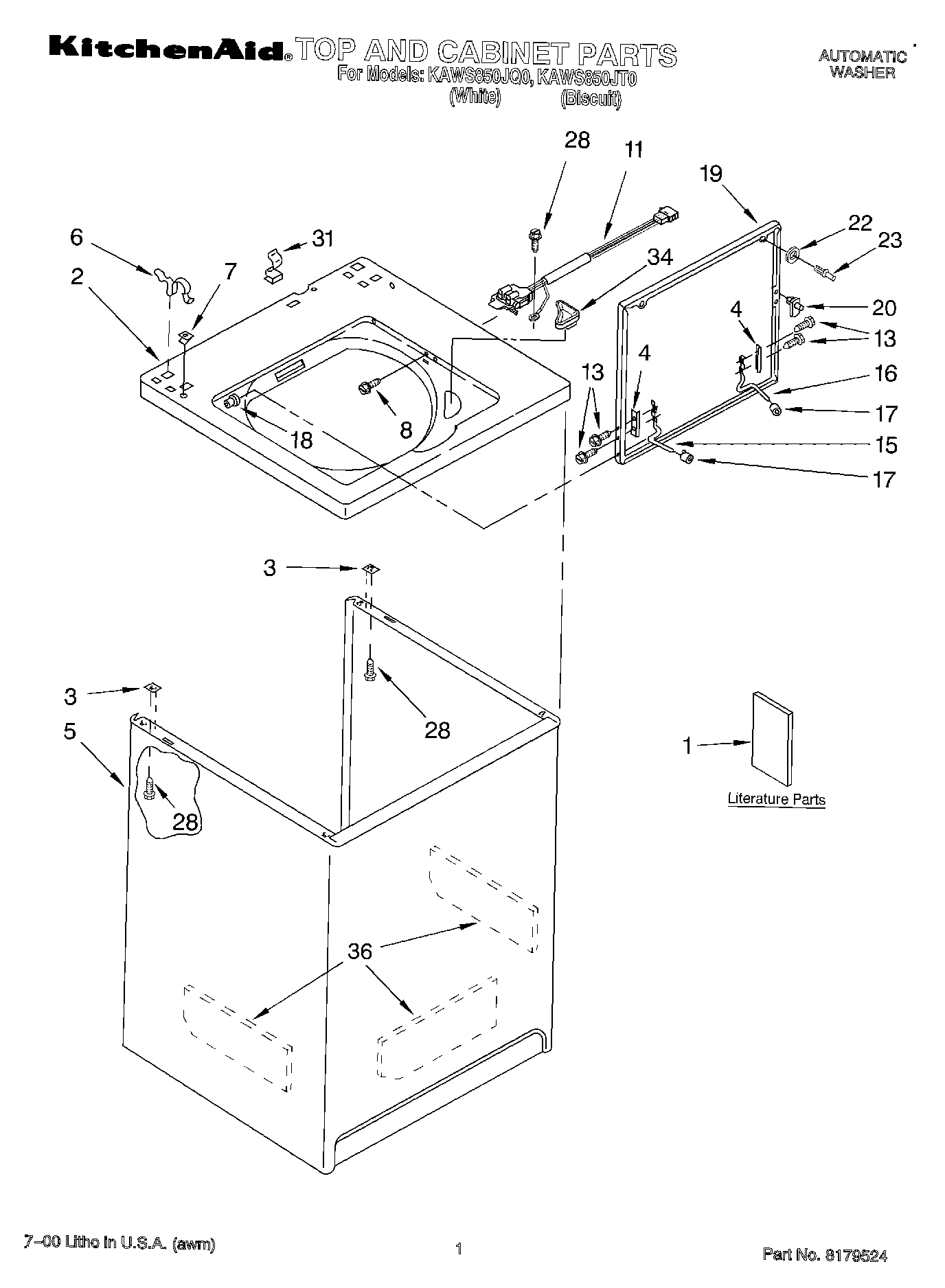 01 - TOP AND CONSOLE, LITERATURE