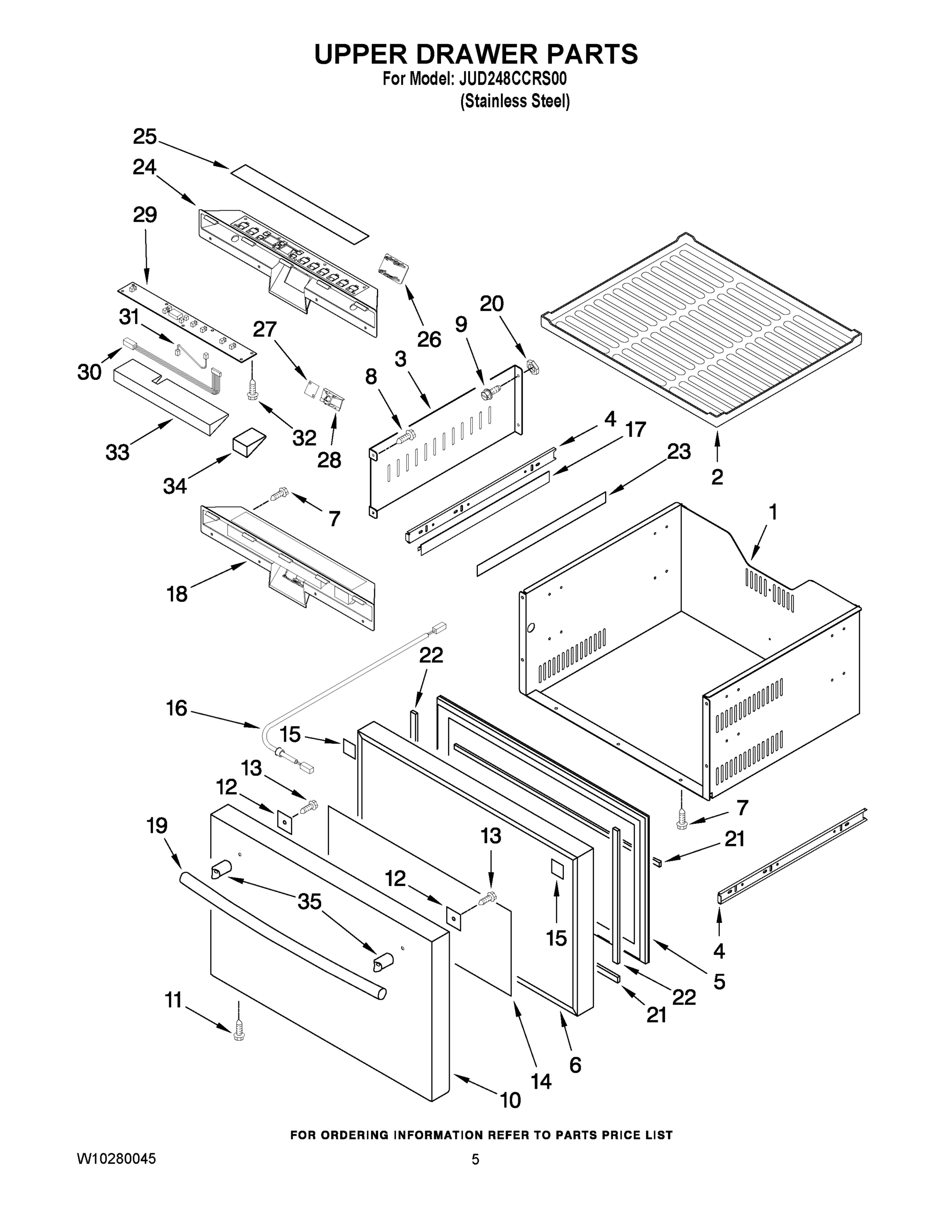 03 - UPPER DRAWER PARTS