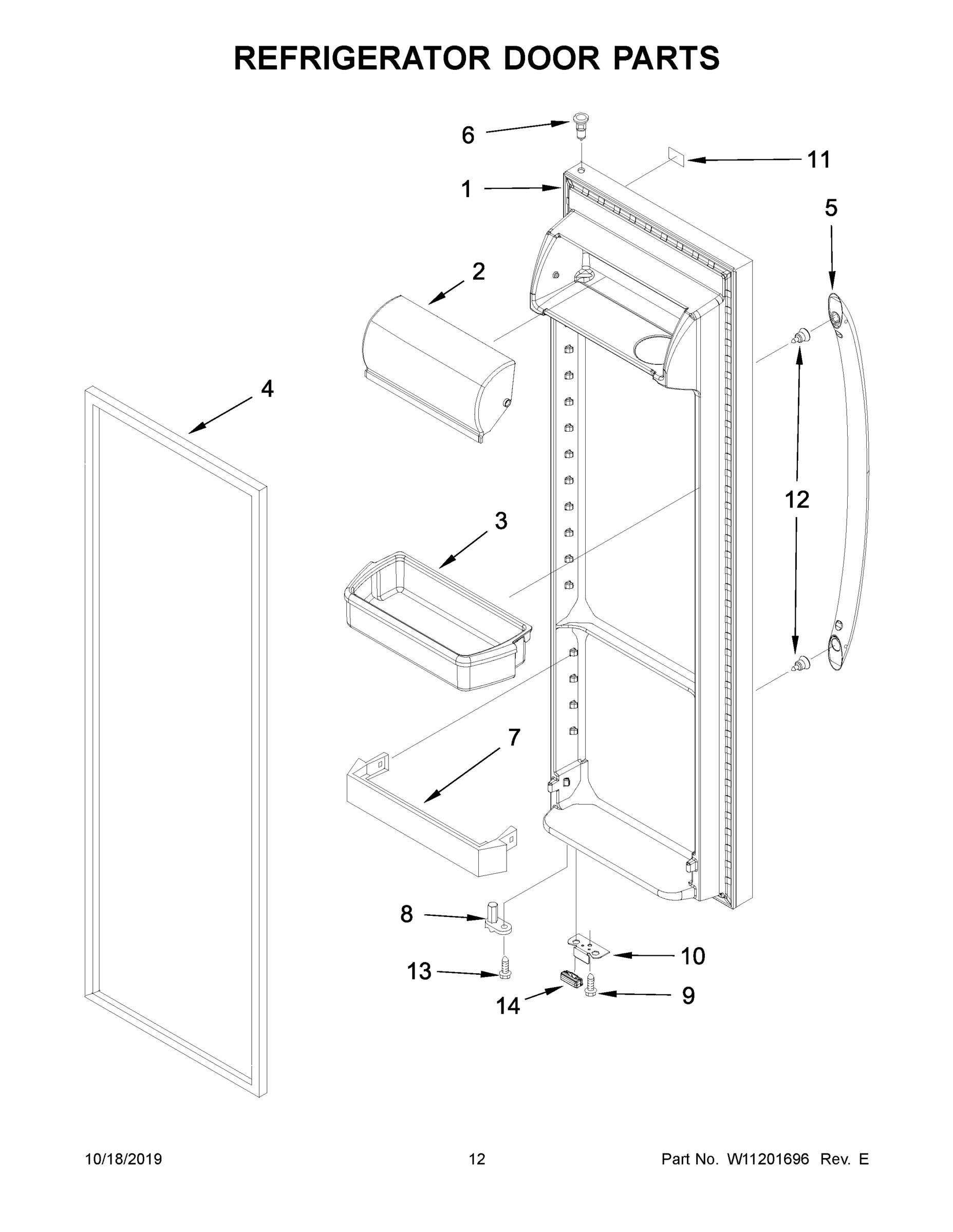 07 - REFRIGERATOR DOOR PARTS