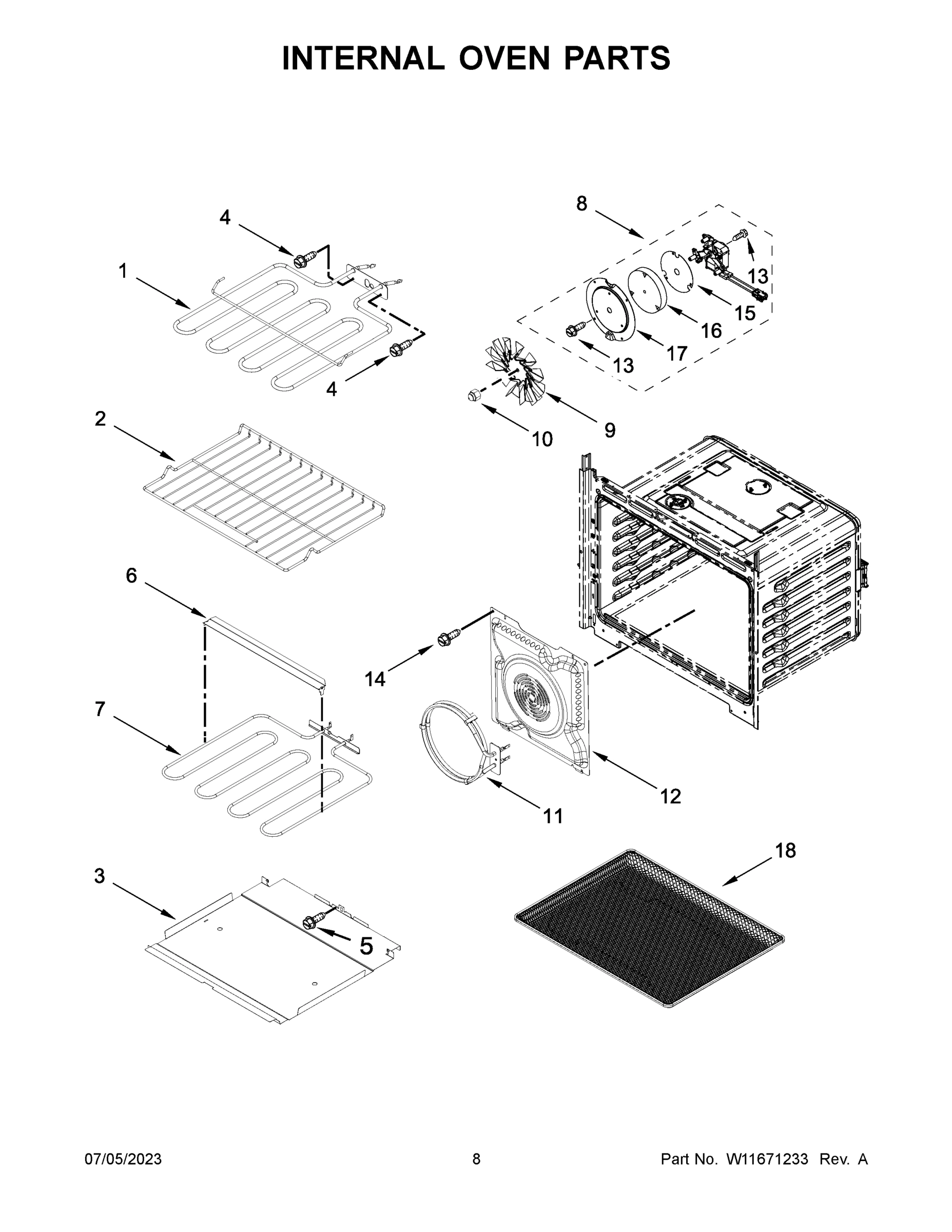 05 - INTERNAL OVEN PARTS
