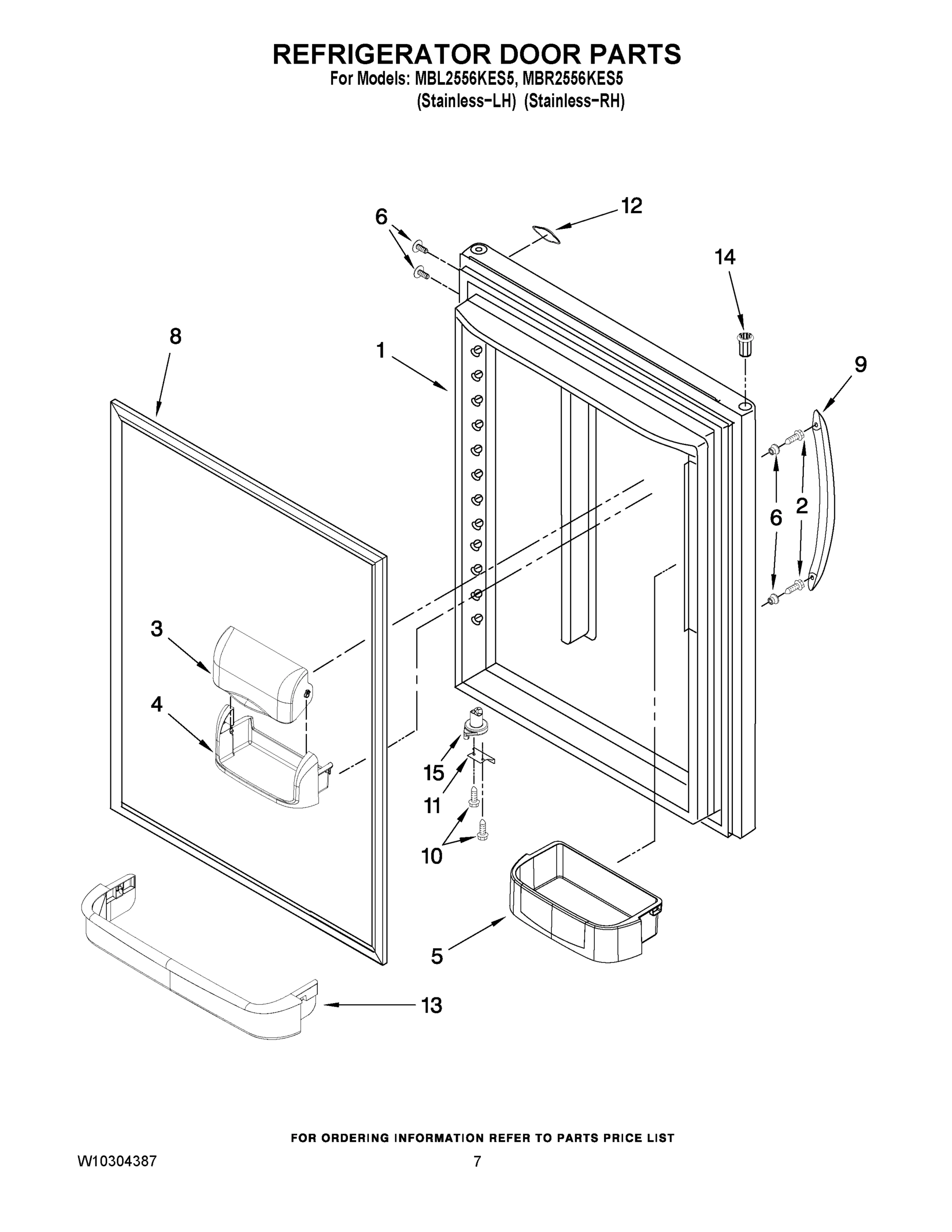 05 - REFRIGERATOR DOOR PARTS