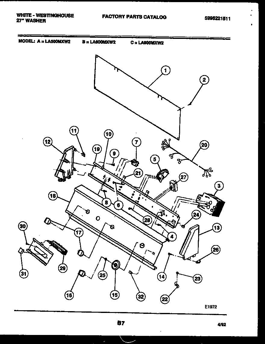 05 - CONSOLE AND CONTROL PARTS