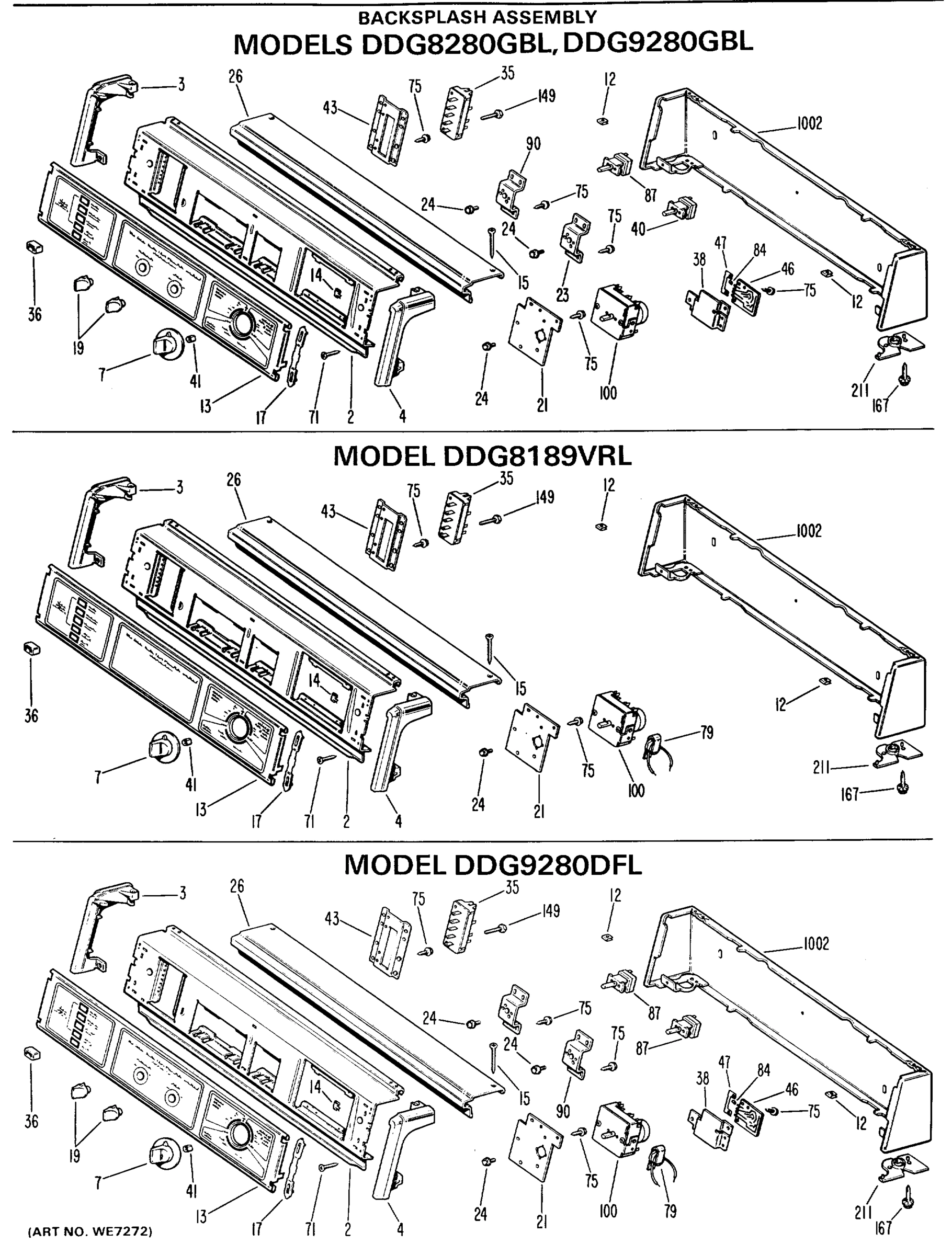 BACKSPLASH ASSEMBLY