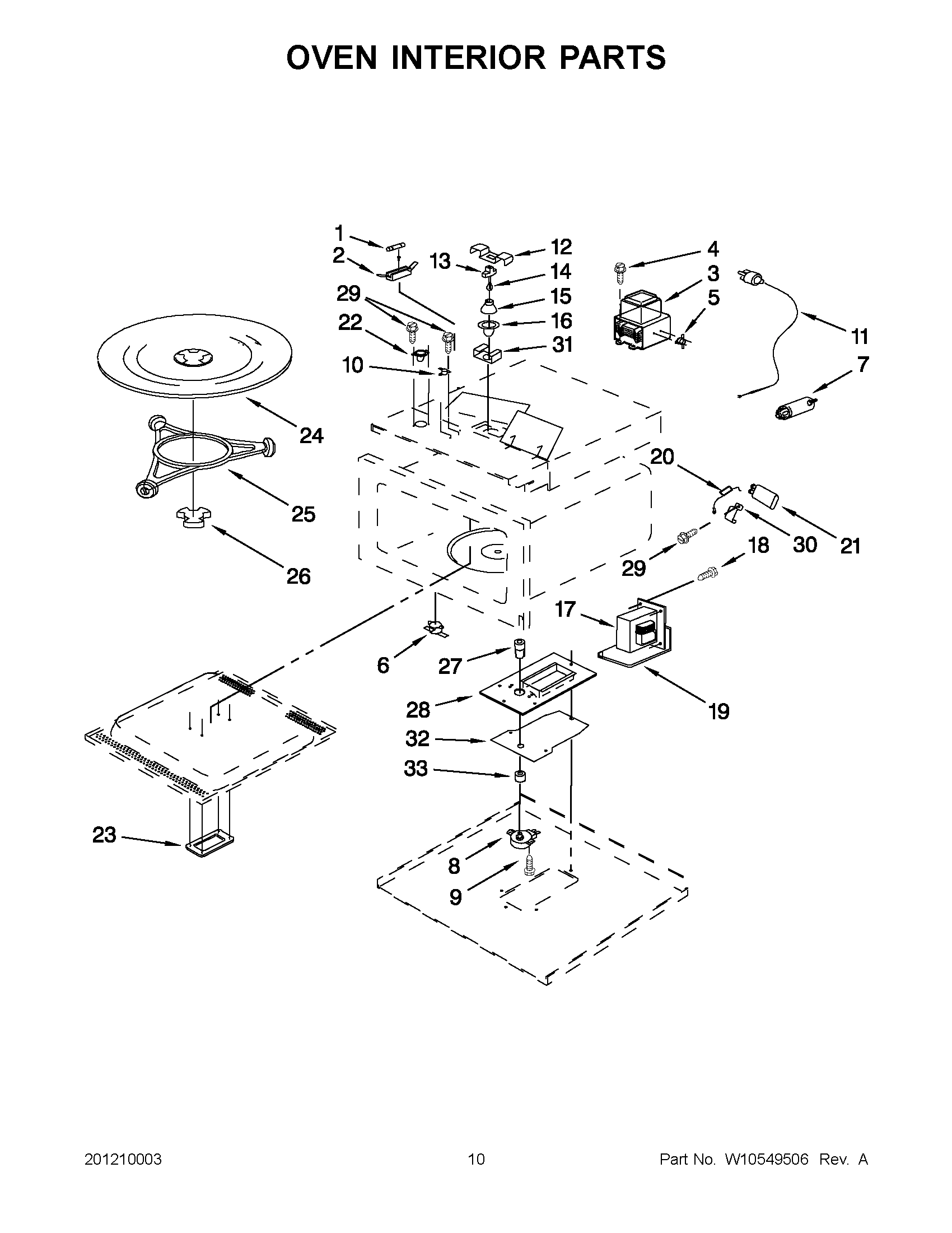 05 - OVEN INTERIOR PARTS