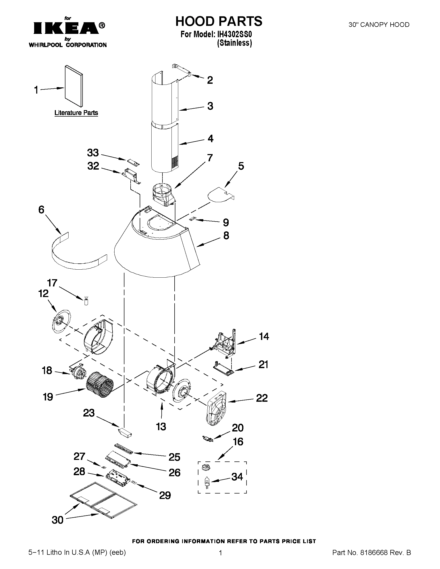 01 - HOOD PARTS