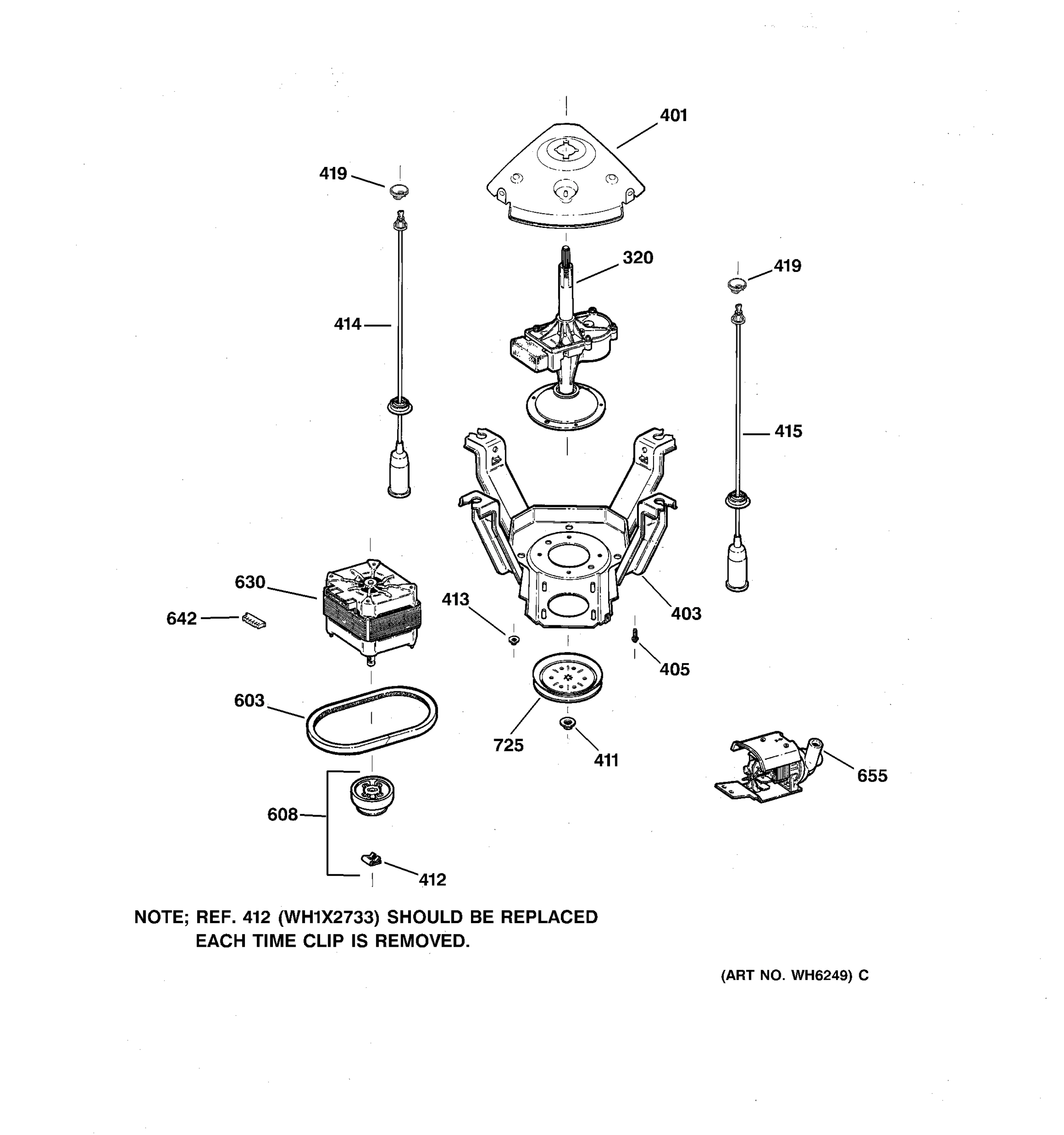 SUSPENSION, PUMP & DRIVE COMPONENTS