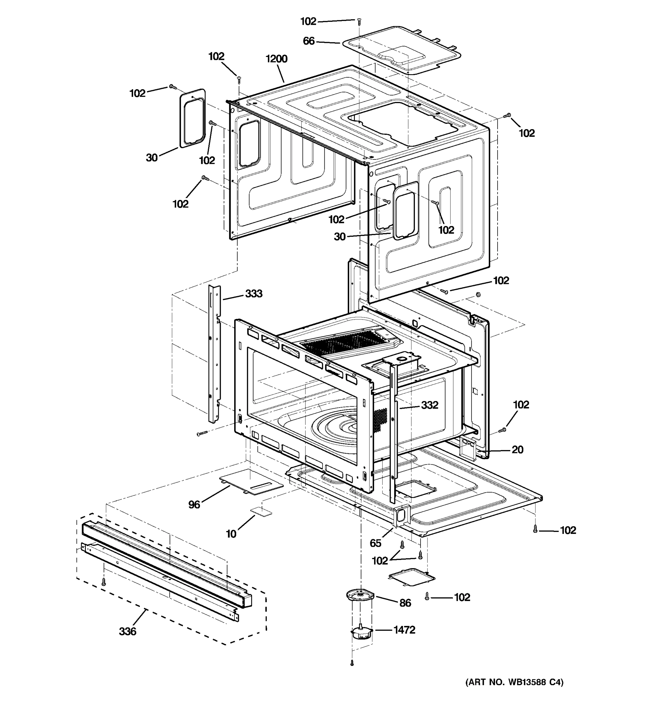OVEN CAVITY PARTS