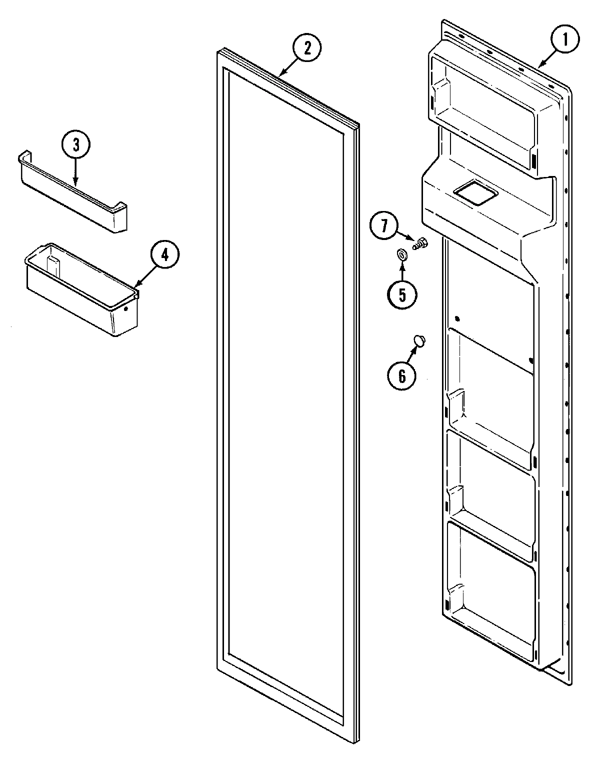 02 - FREEZER INNER DOOR