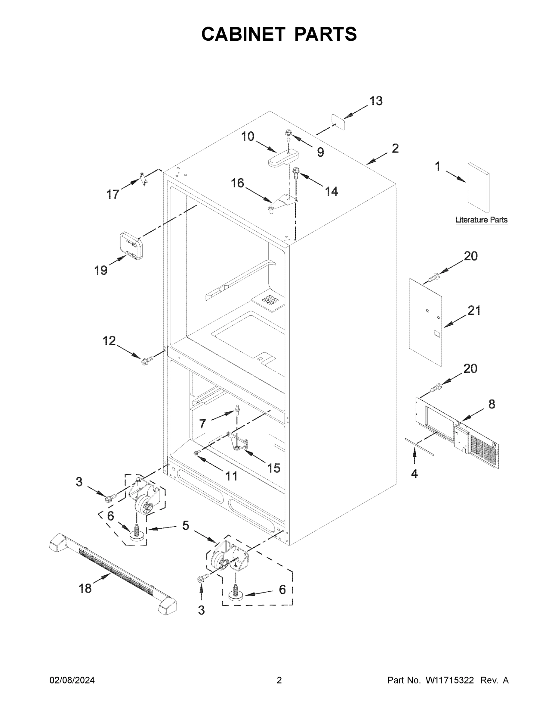 02 - CABINET PARTS