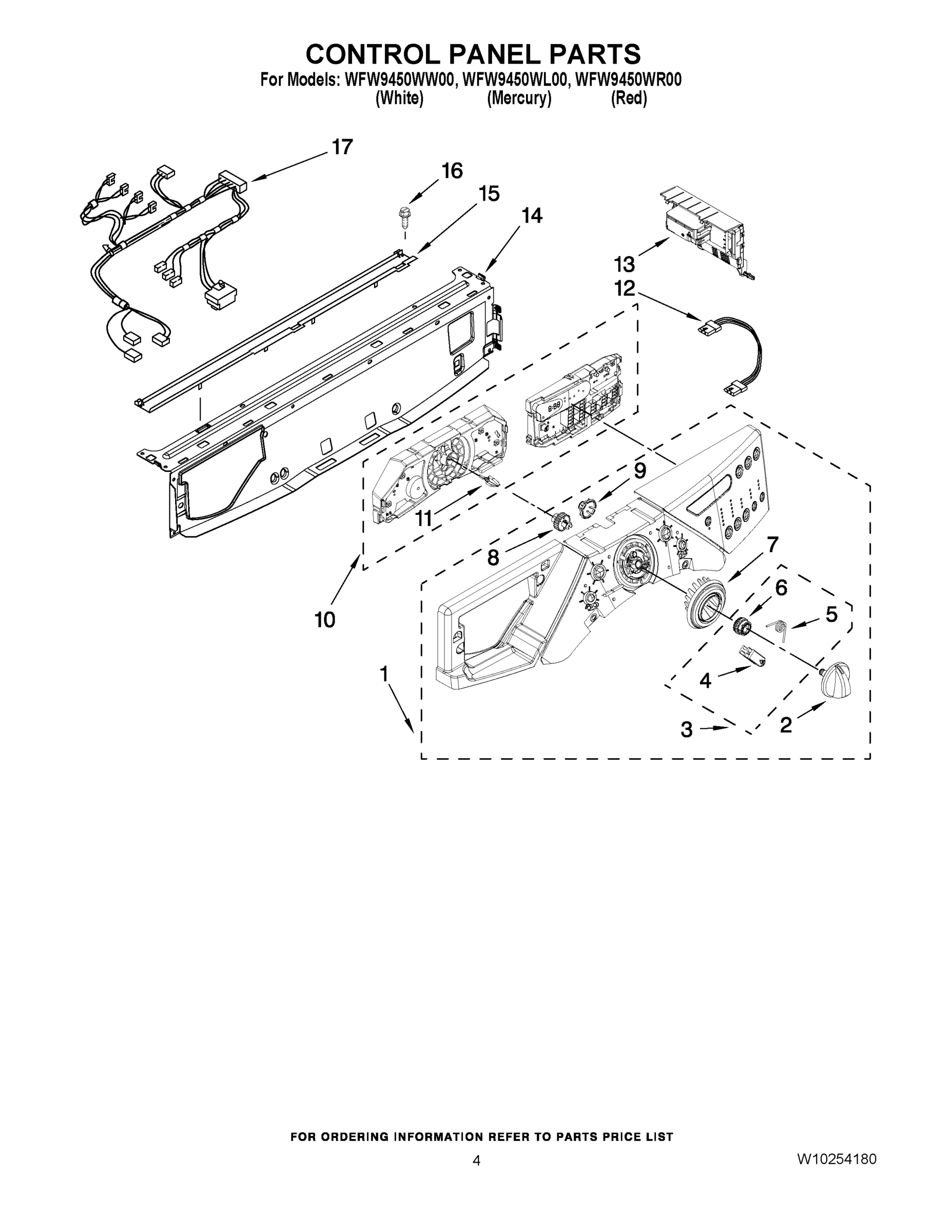 03 - CONTROL PANEL PARTS