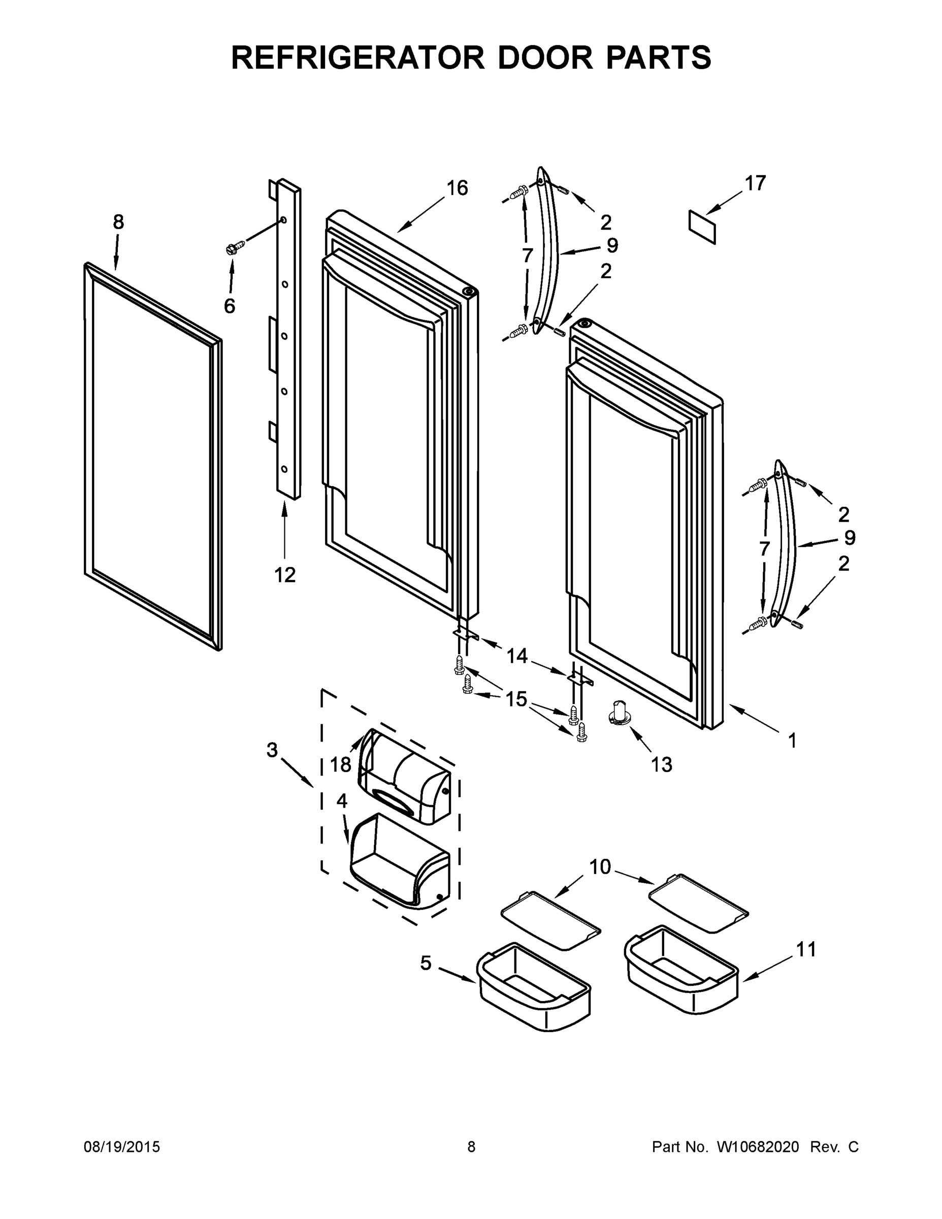 05 - REFRIGERATOR DOOR PARTS