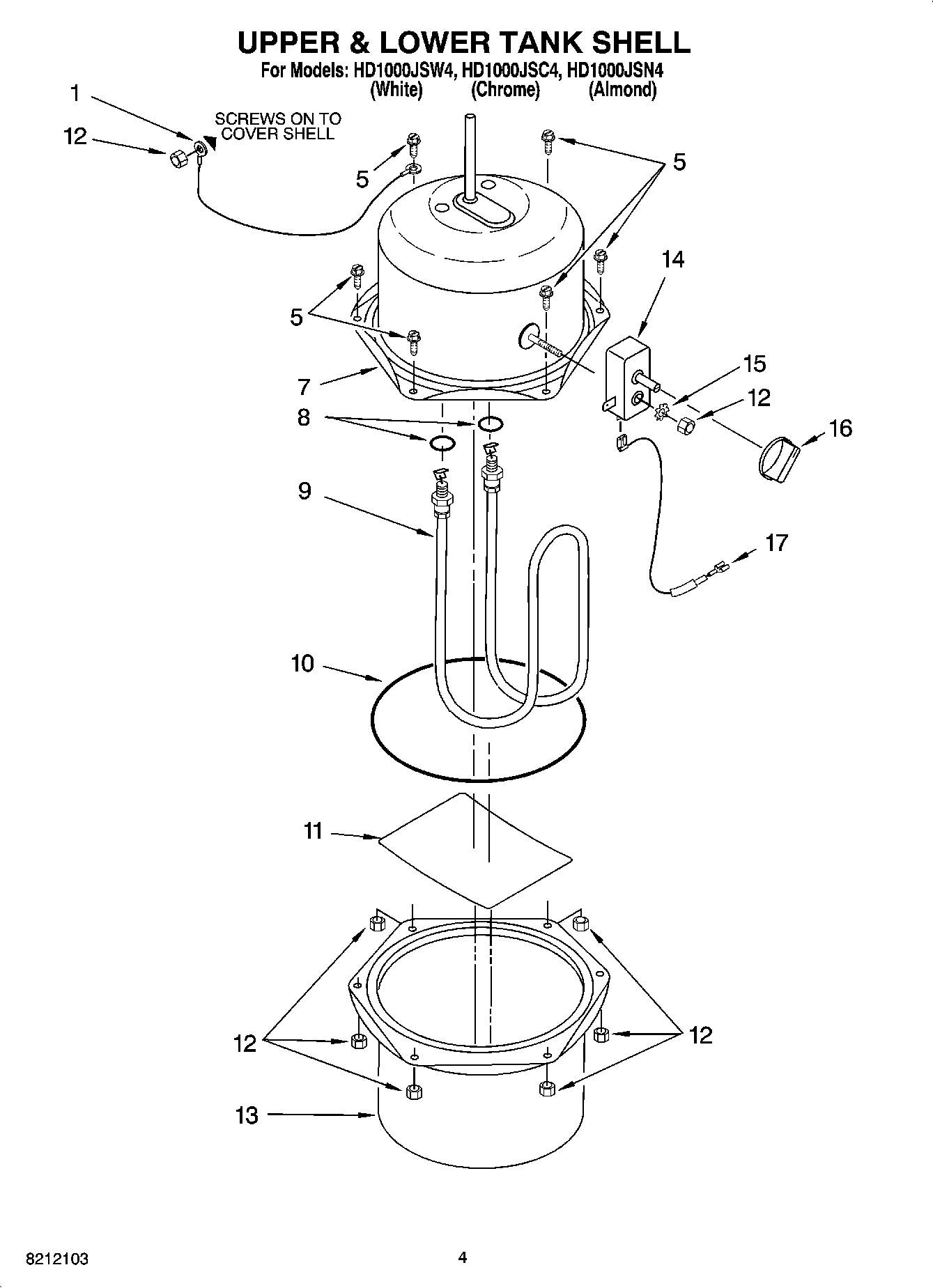 02 - UPPER & LOWER TANK SHELL