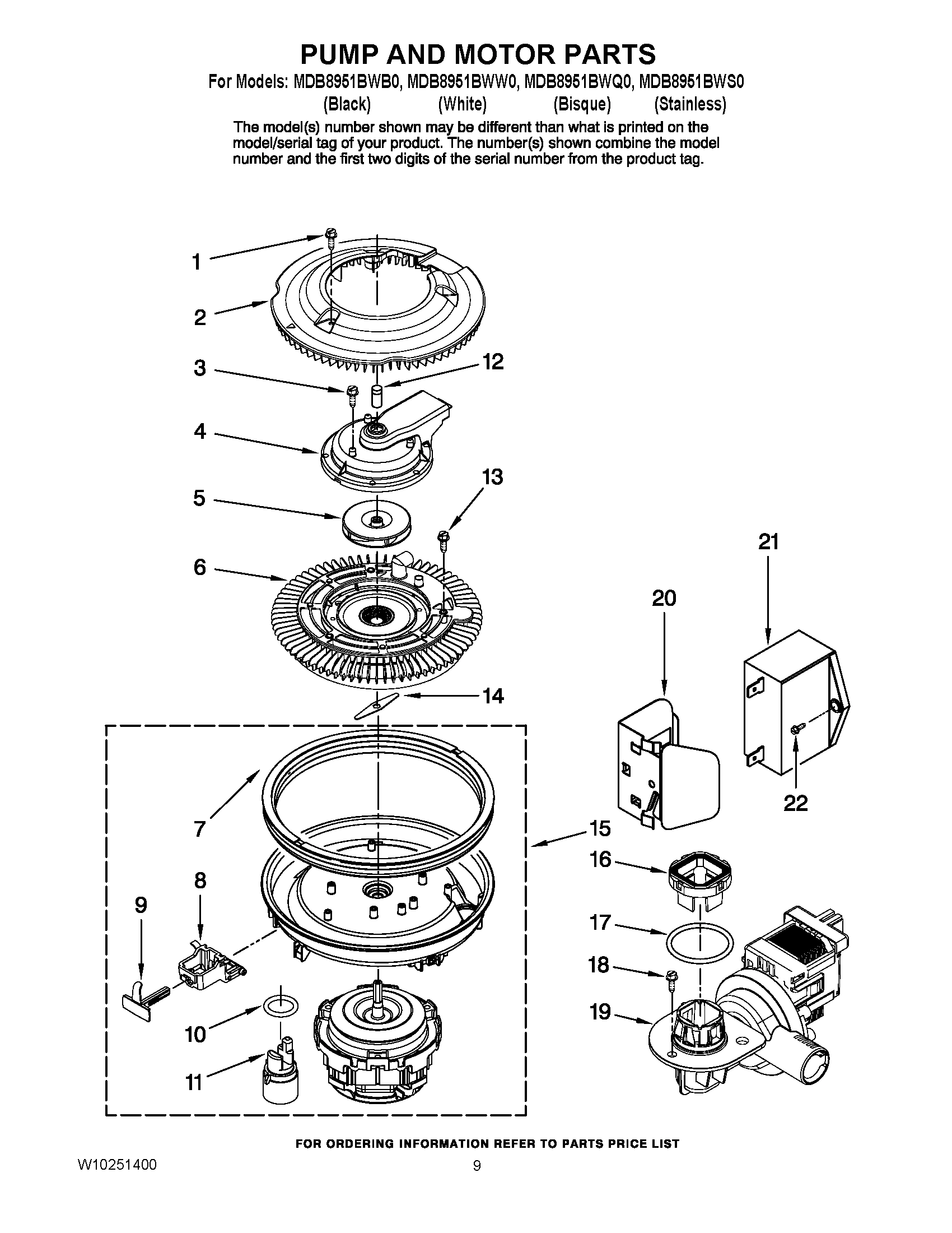 08 - PUMP AND MOTOR PARTS