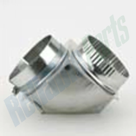 5305514872 Frigidaire 4" Dia. Dryer 90 Degree Close Vent Elbow - Image 5