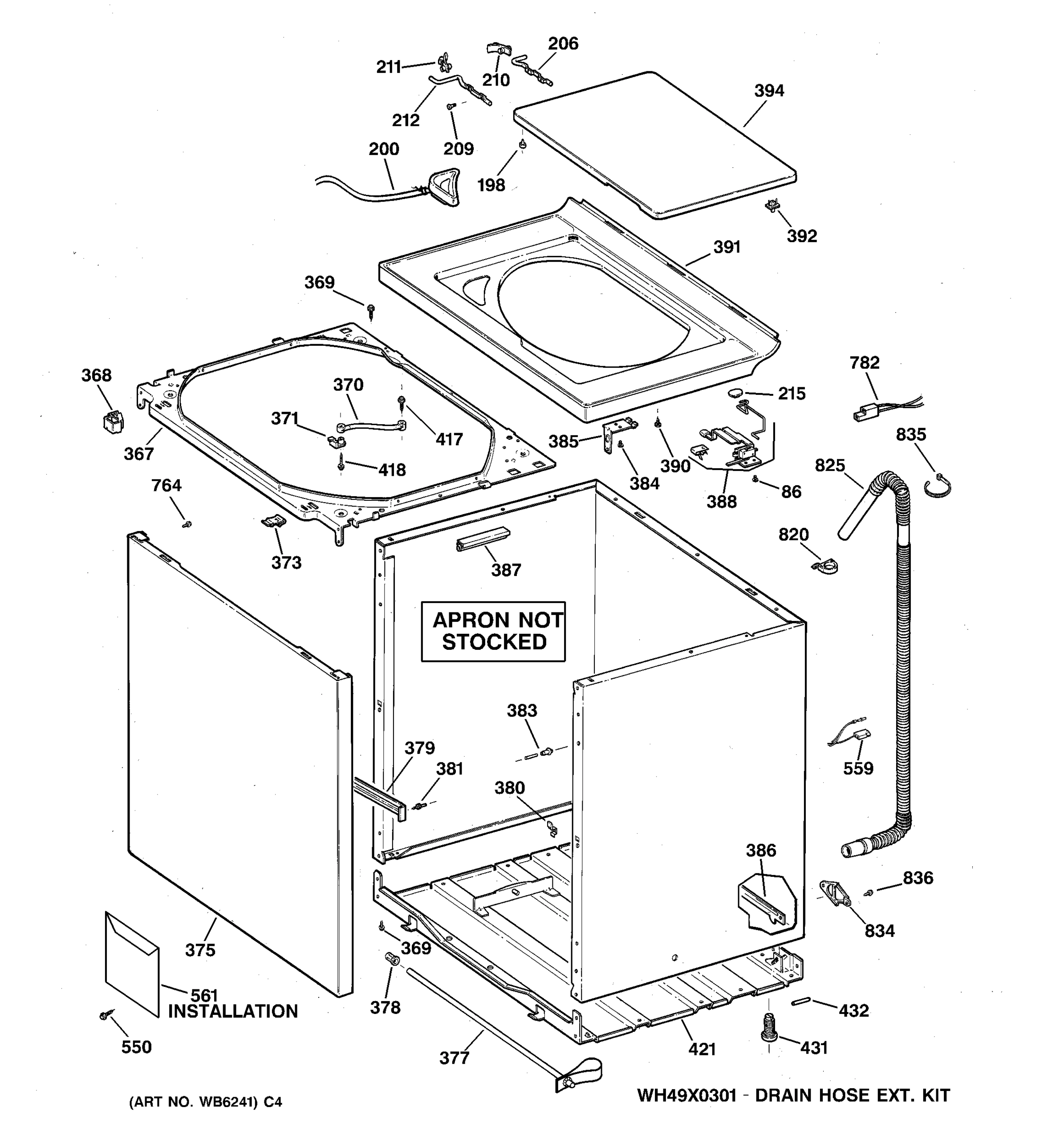 CABINET, COVER & FRONT PANEL