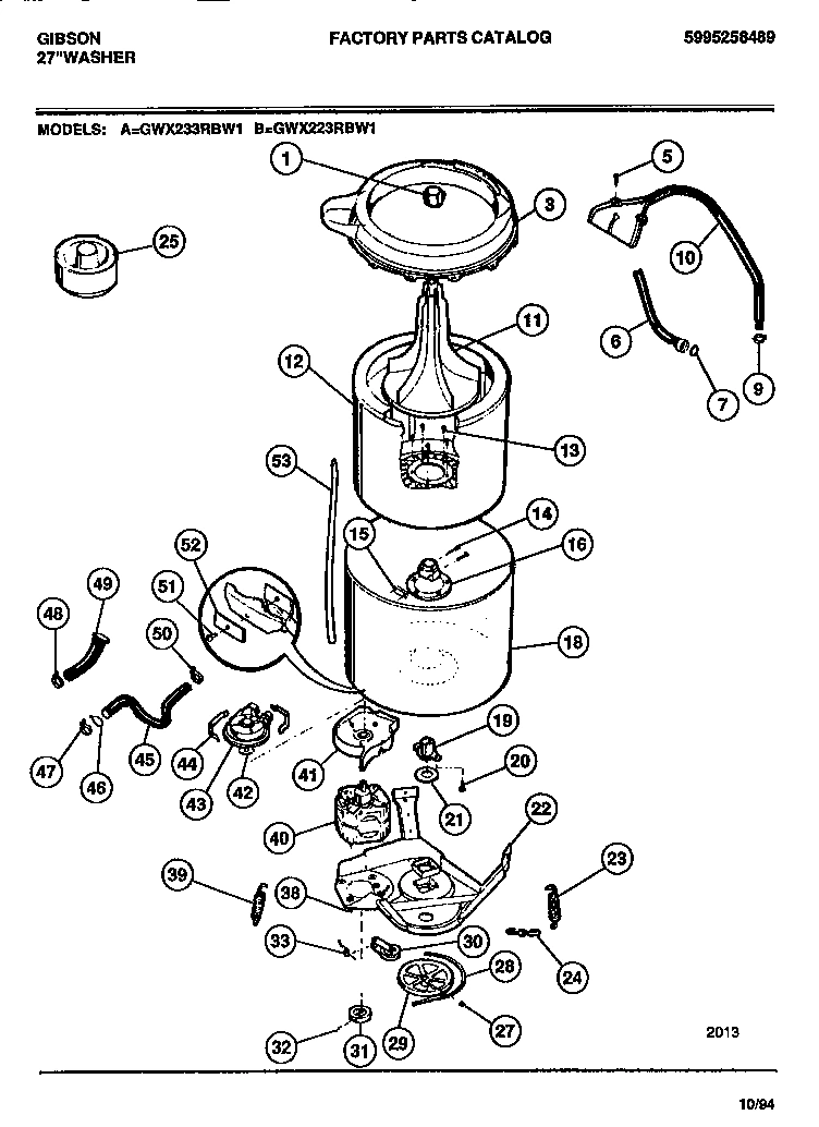 03 - TUBS, HOSES, MOTOR