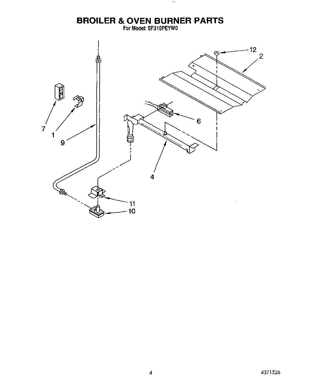 04 - BROILER AND OVEN BURNER