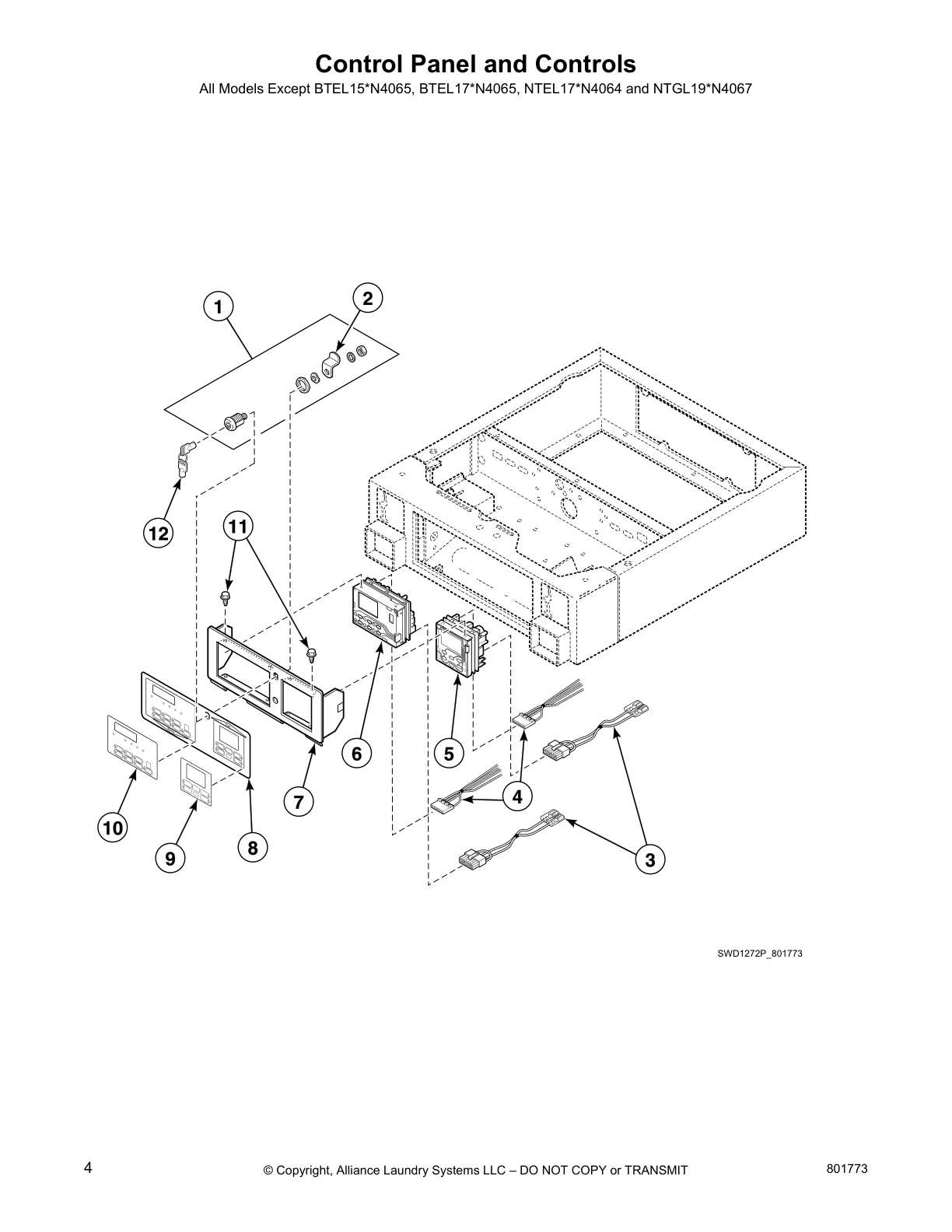 Control Panel and Controls