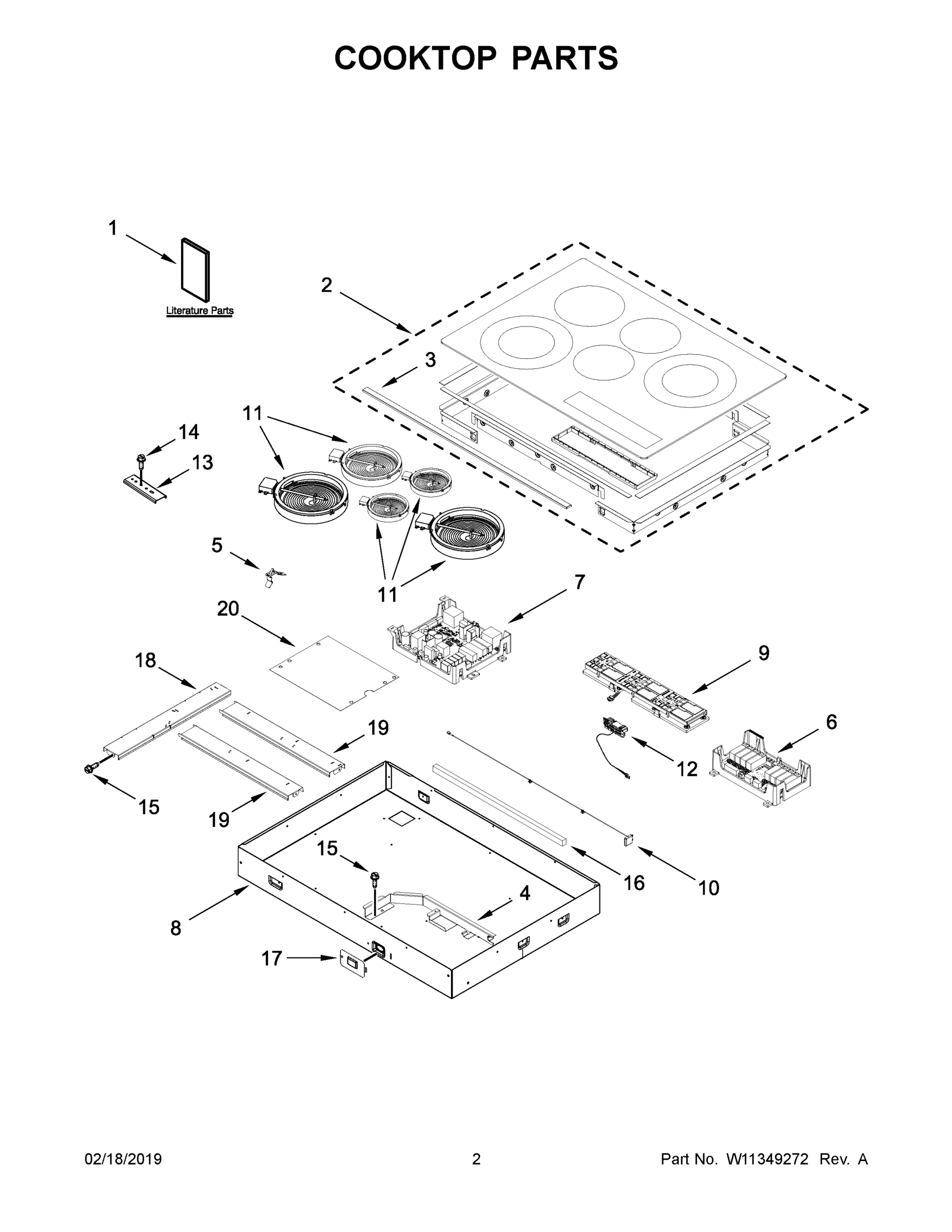 02 - COOKTOP PARTS