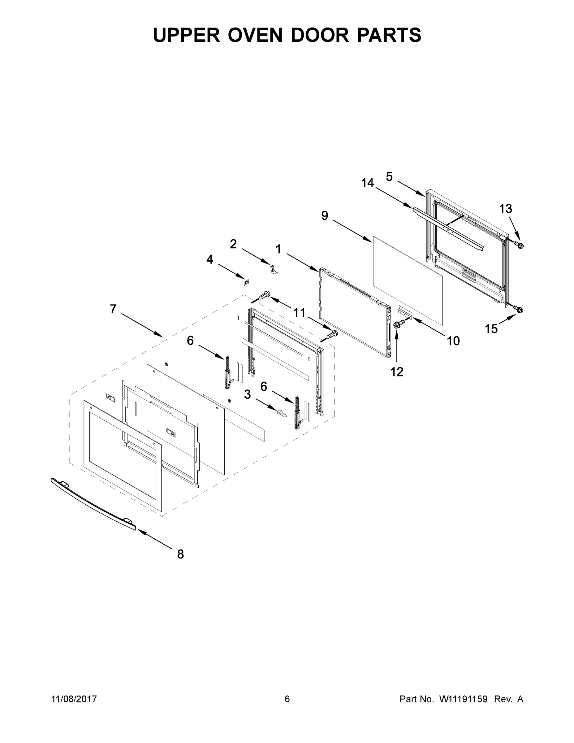 04 - UPPER OVEN DOOR PARTS