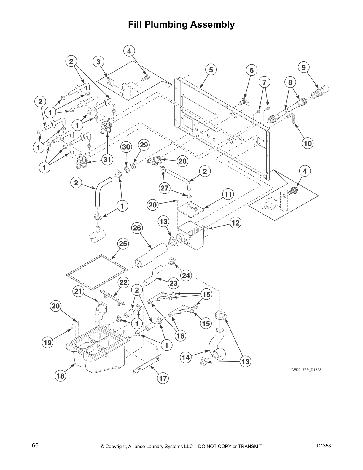 Fill Plumbing Assembly