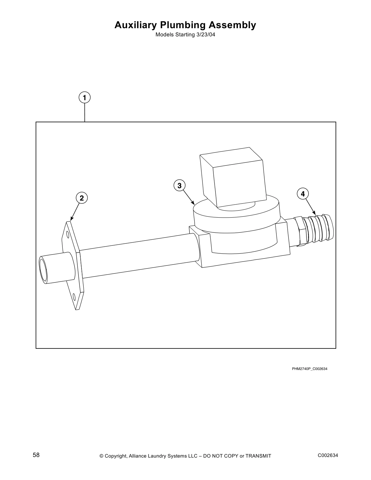 Auxiliary Plumbing Assembly
