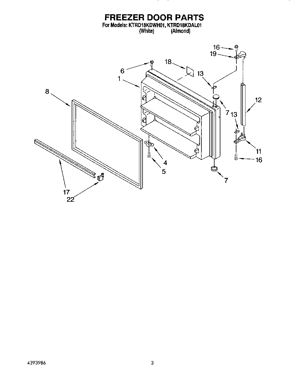 02 - FREEZER DOOR