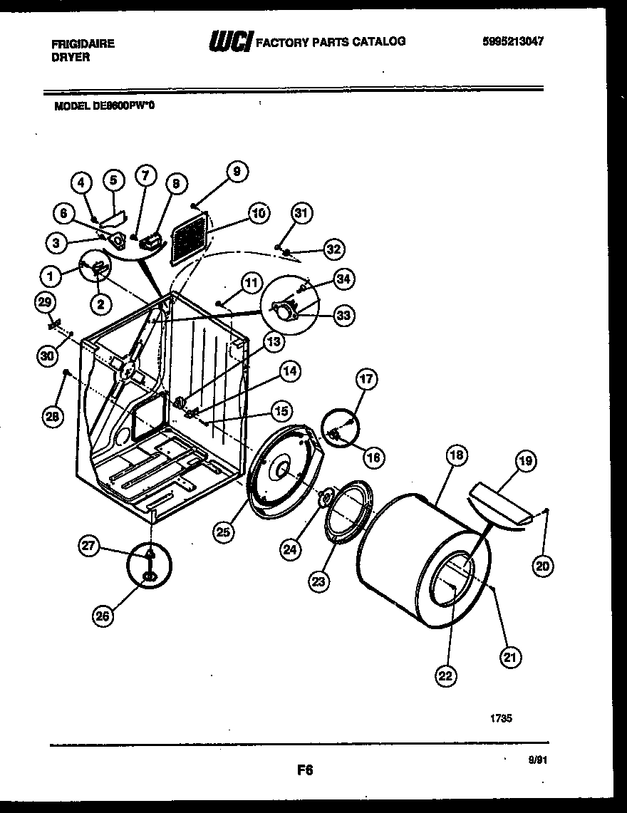 02 - CABINET AND COMPONENT PARTS