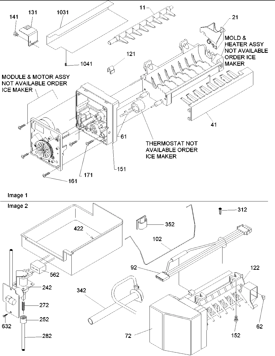 05 - Ice Maker Assy & Parts