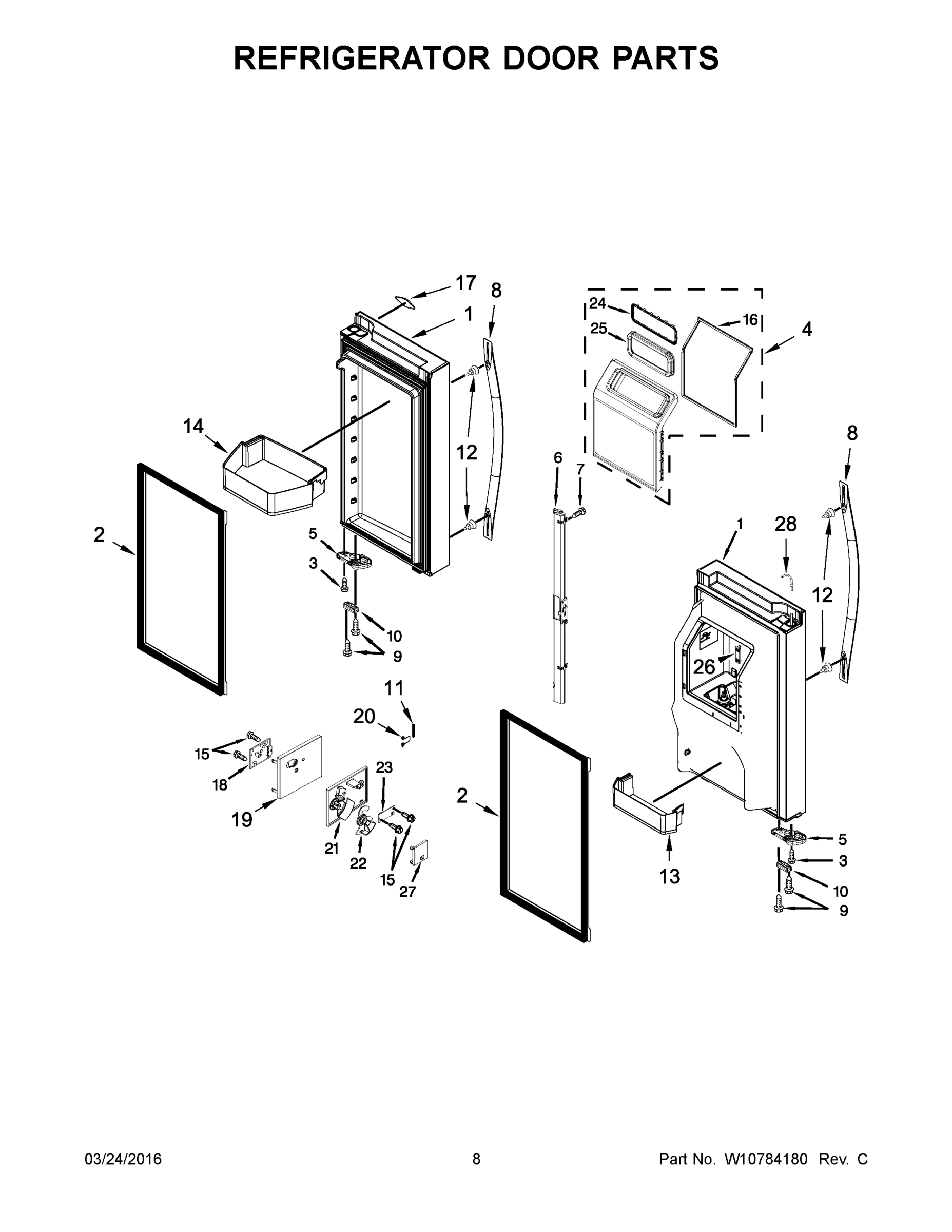 05 - REFRIGERATOR DOOR PARTS