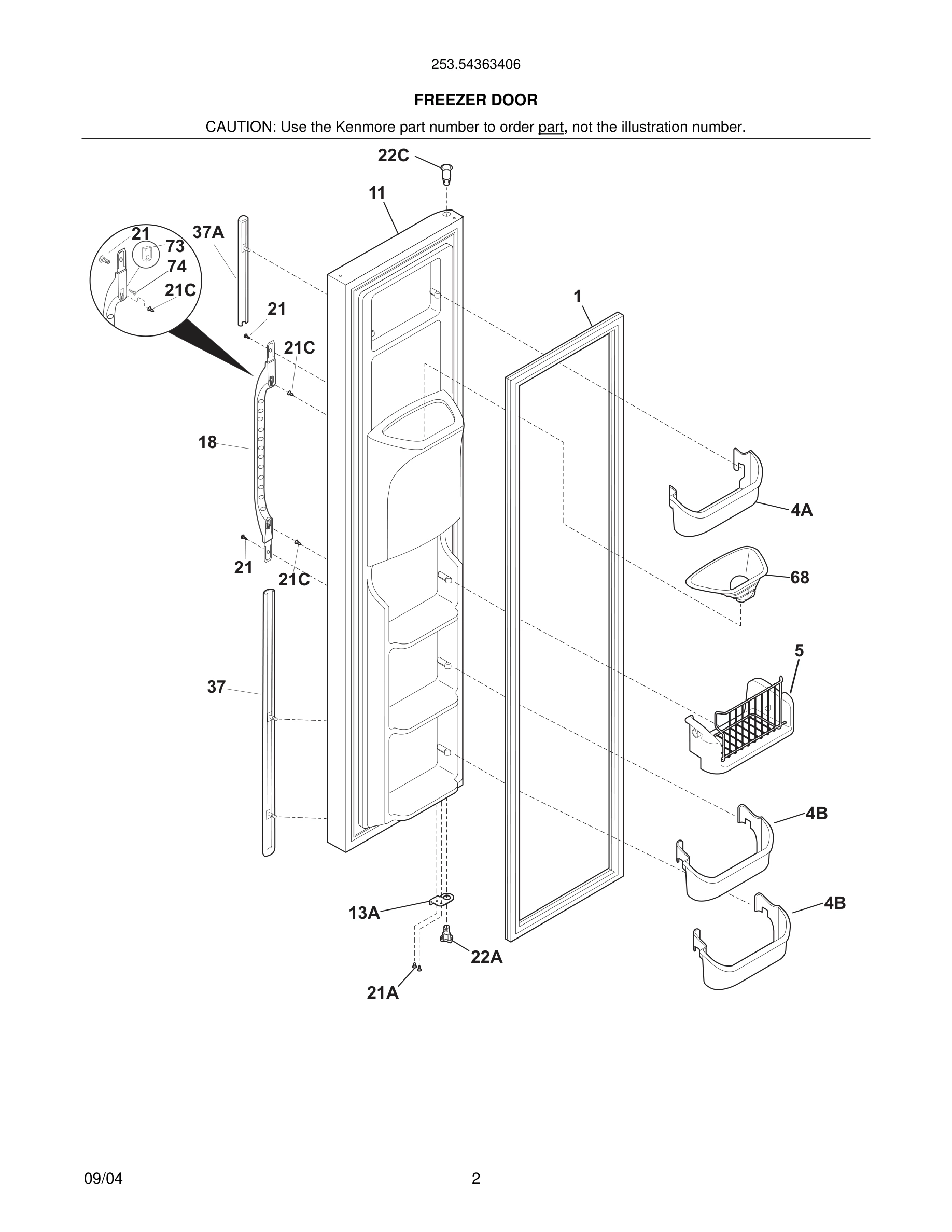 03 - FREEZER DOOR