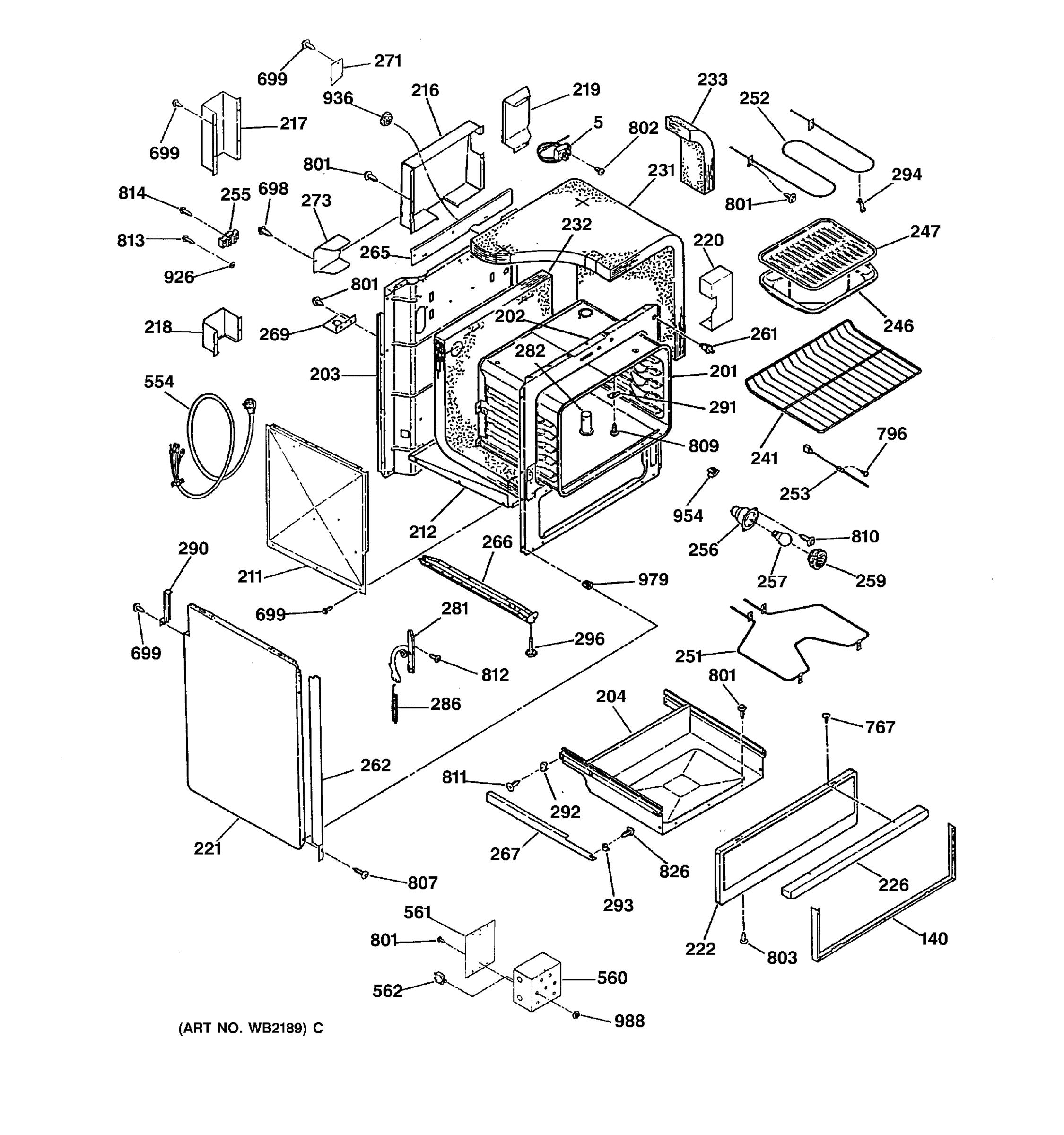 BODY & DRAWER PARTS