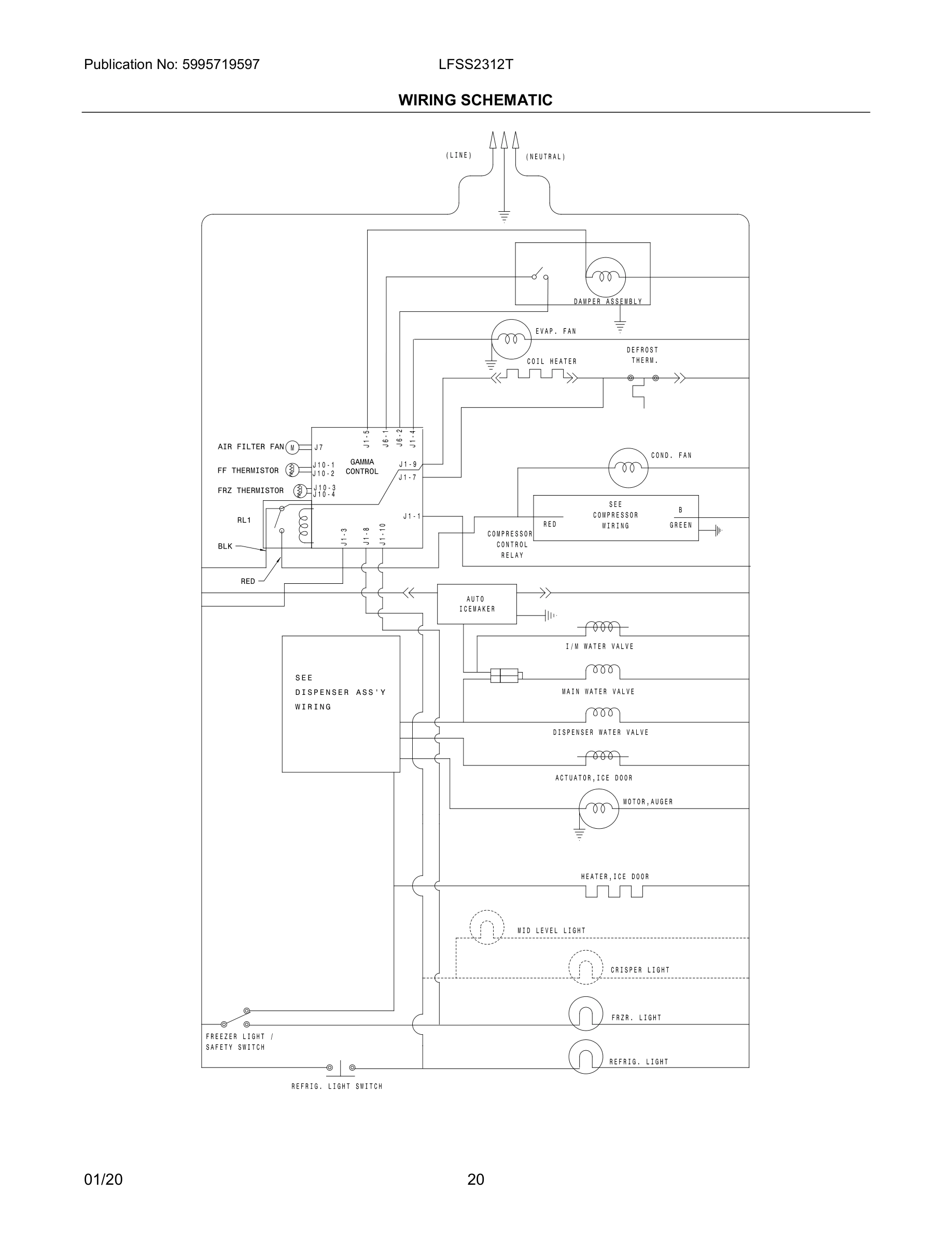 20 - WIRING SCHEMATIC