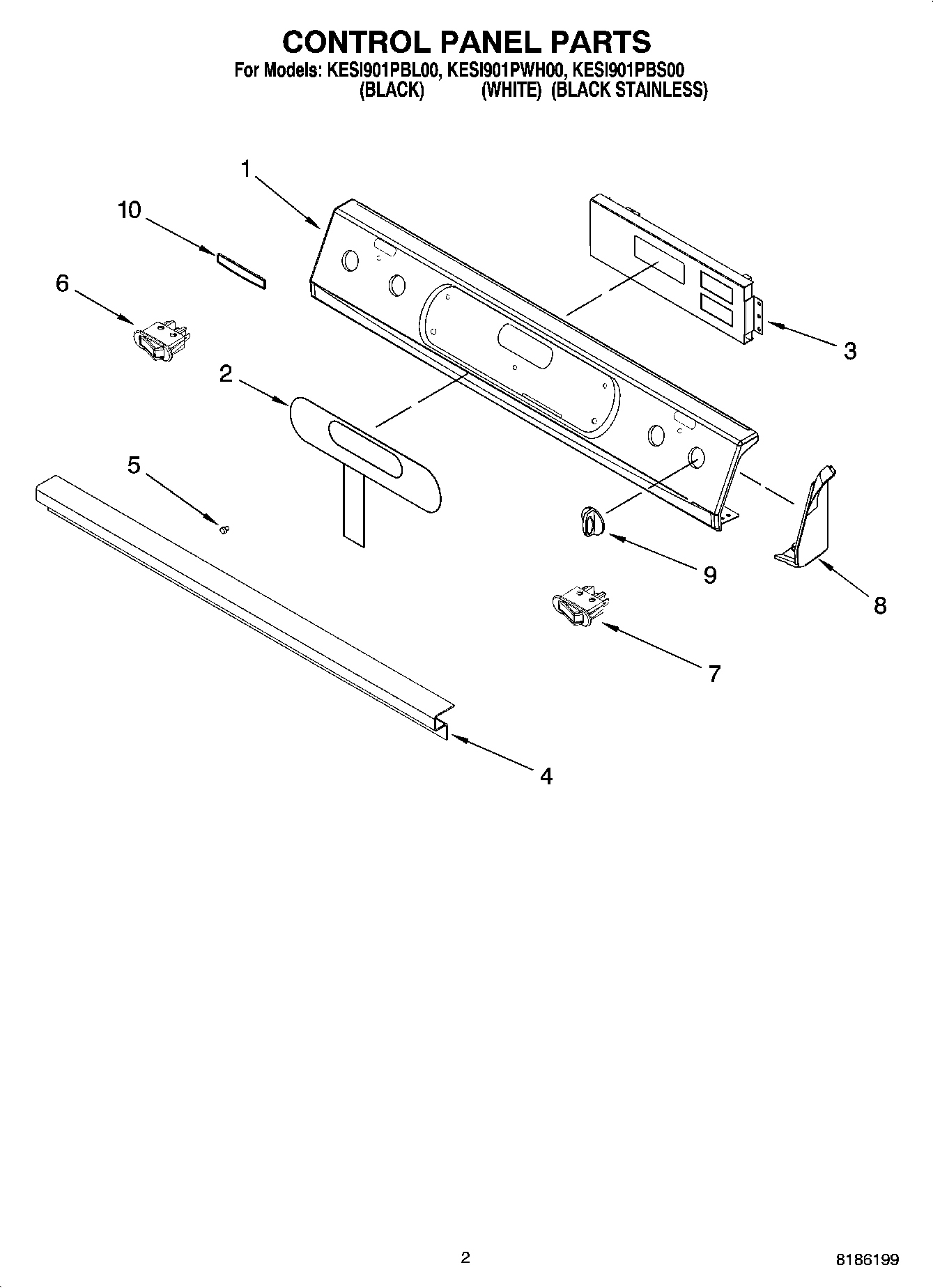 02 - CONTROL PANEL PARTS