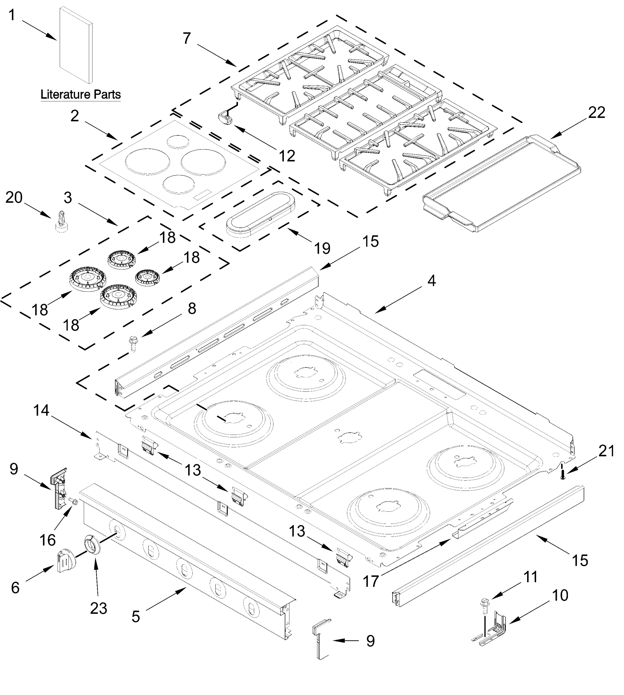 COOKTOP PARTS