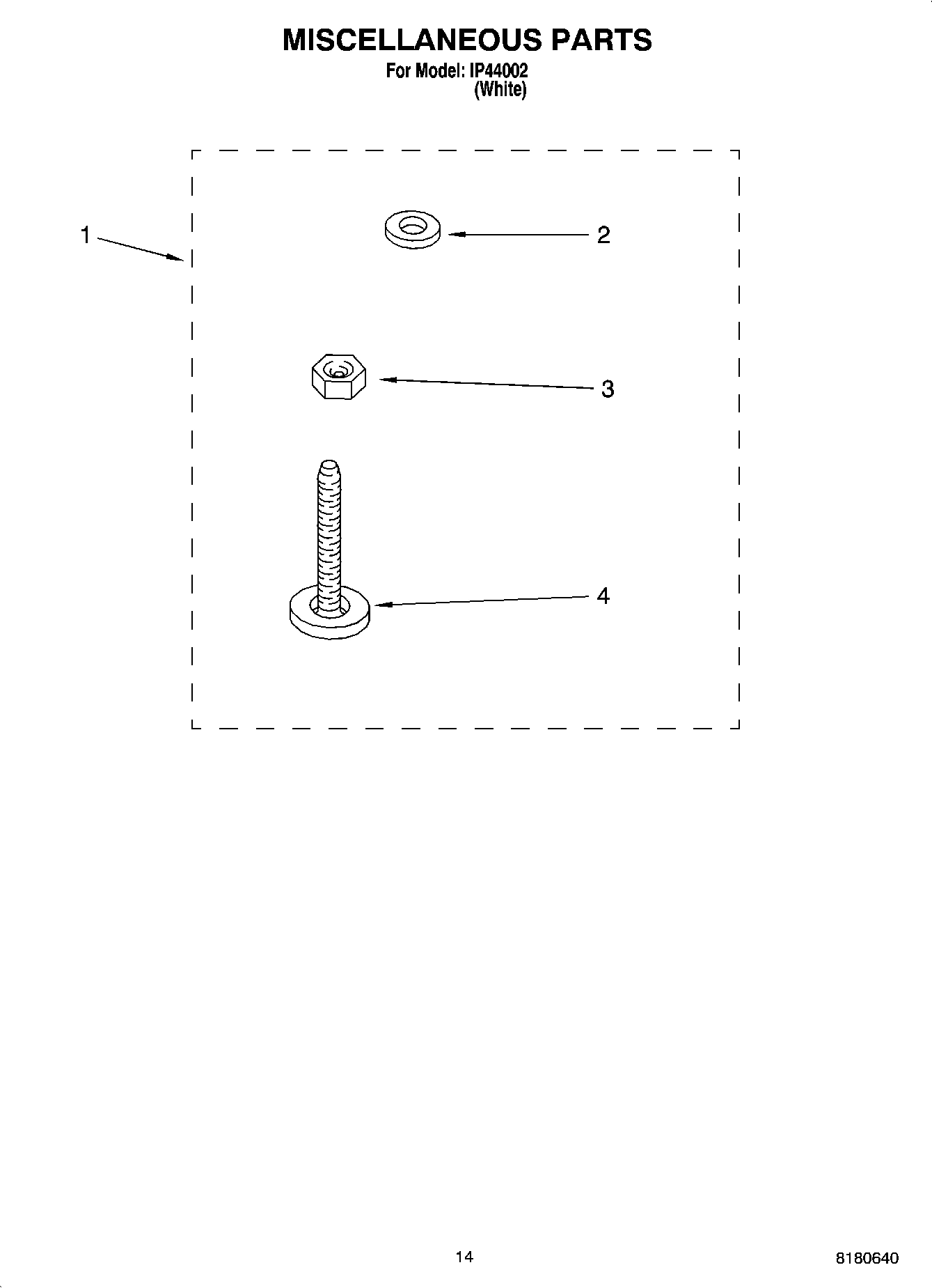 10 - MISCELLANEOUS PARTS, OPTIONAL PARTS (NOT INCLUDED)