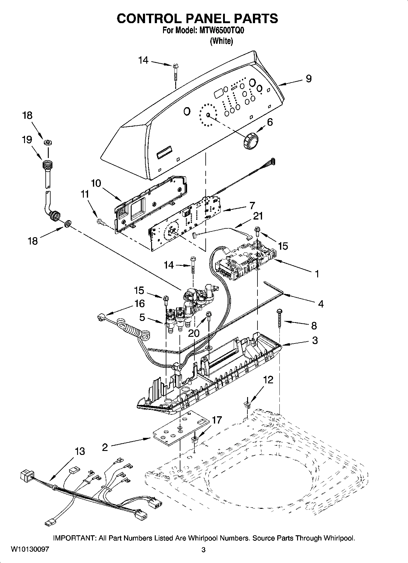 02 - CONTROL PANEL PARTS