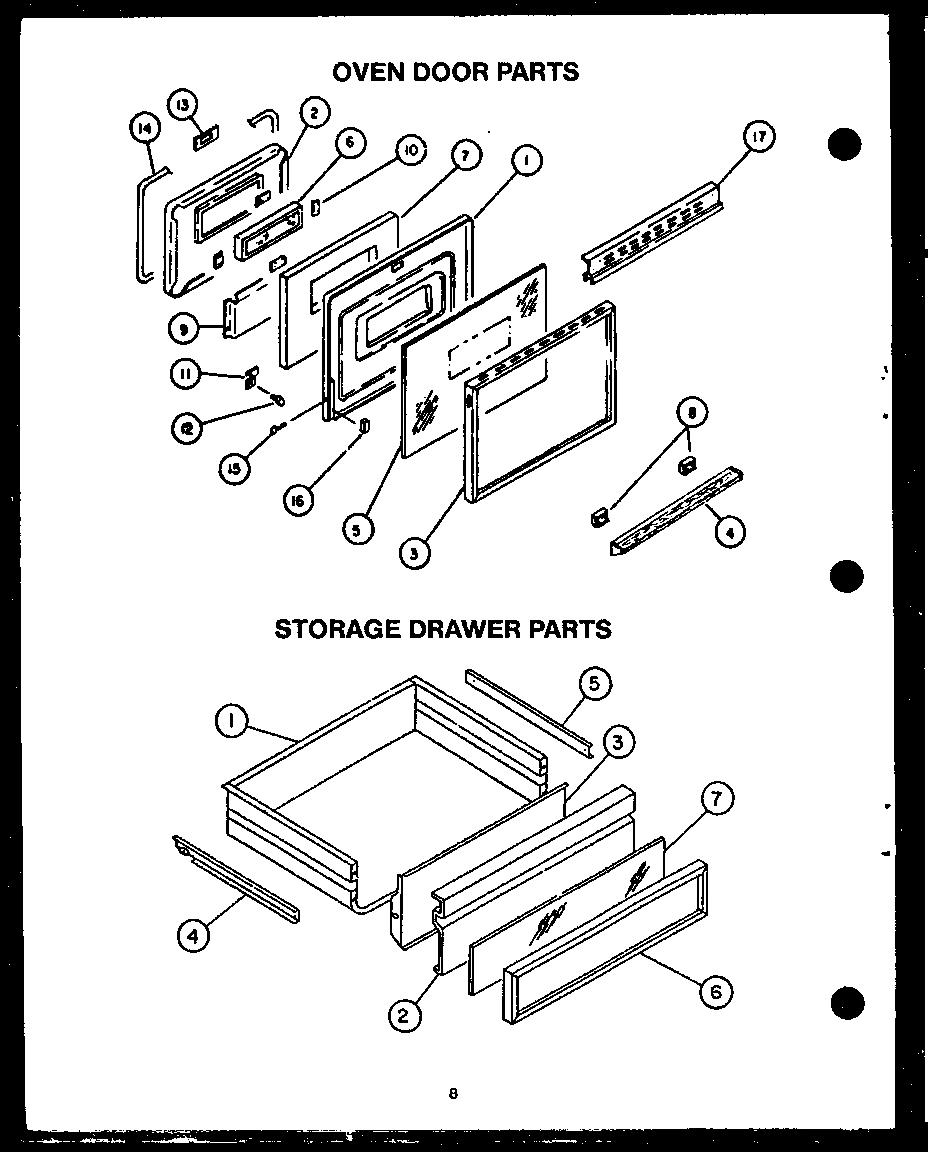 04 - OVEN DOOR PARTS
