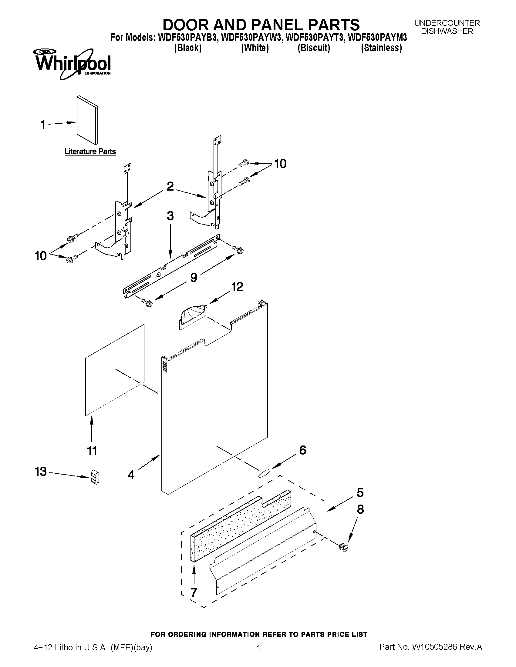 01 - DOOR AND PANEL PARTS