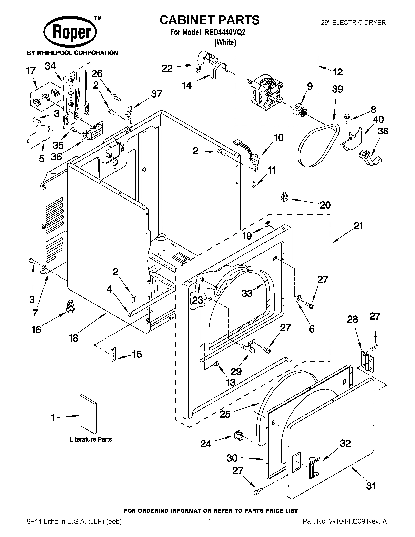 01 - CABINET PARTS