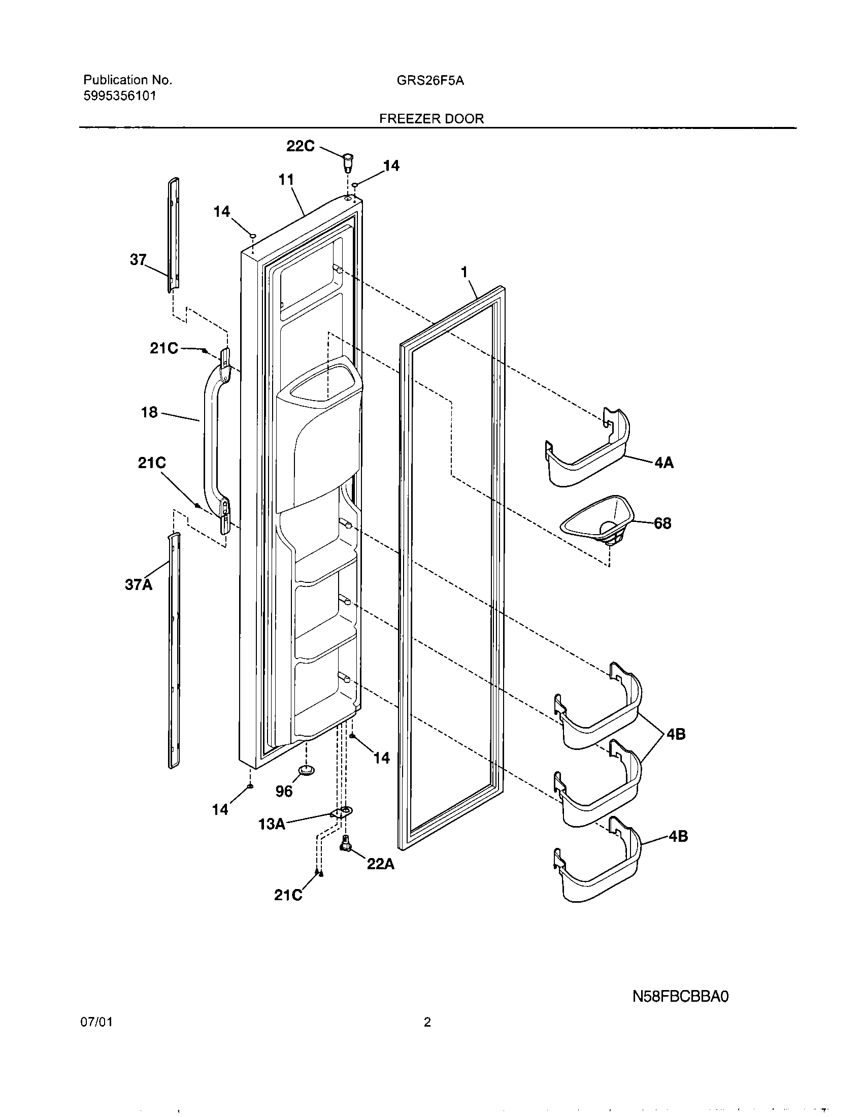 03 - FREEZER DOOR