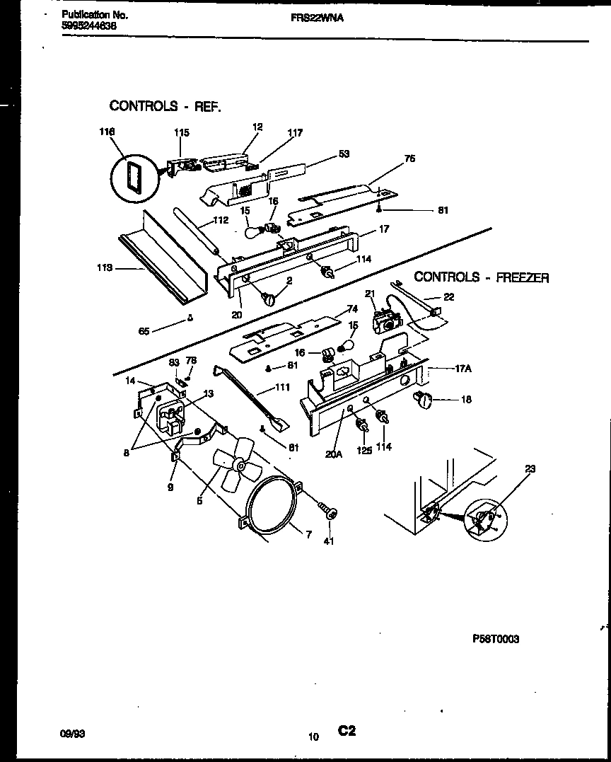 06 - REFRIGERATOR CONTROL ASSEMBLY, DAMP