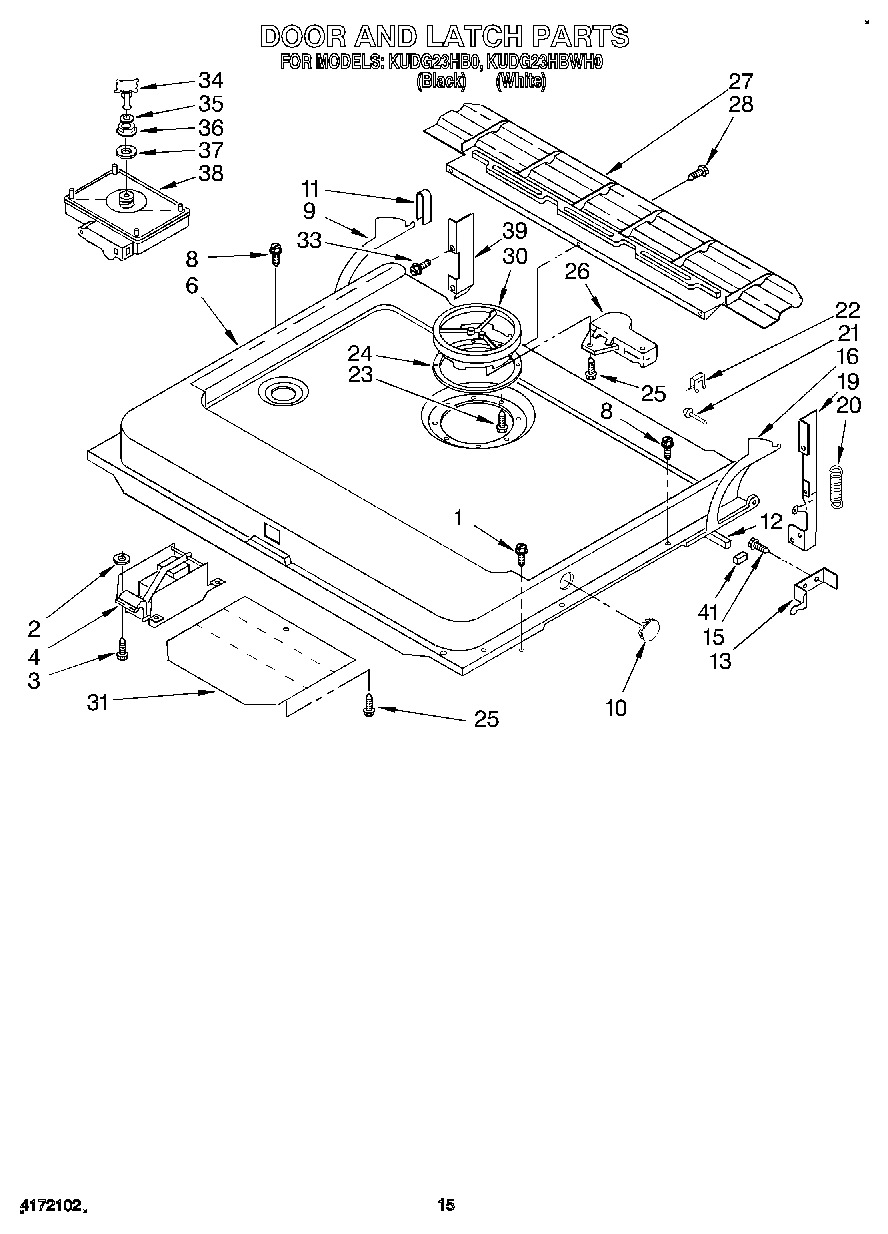 12 - DOOR AND LATCH