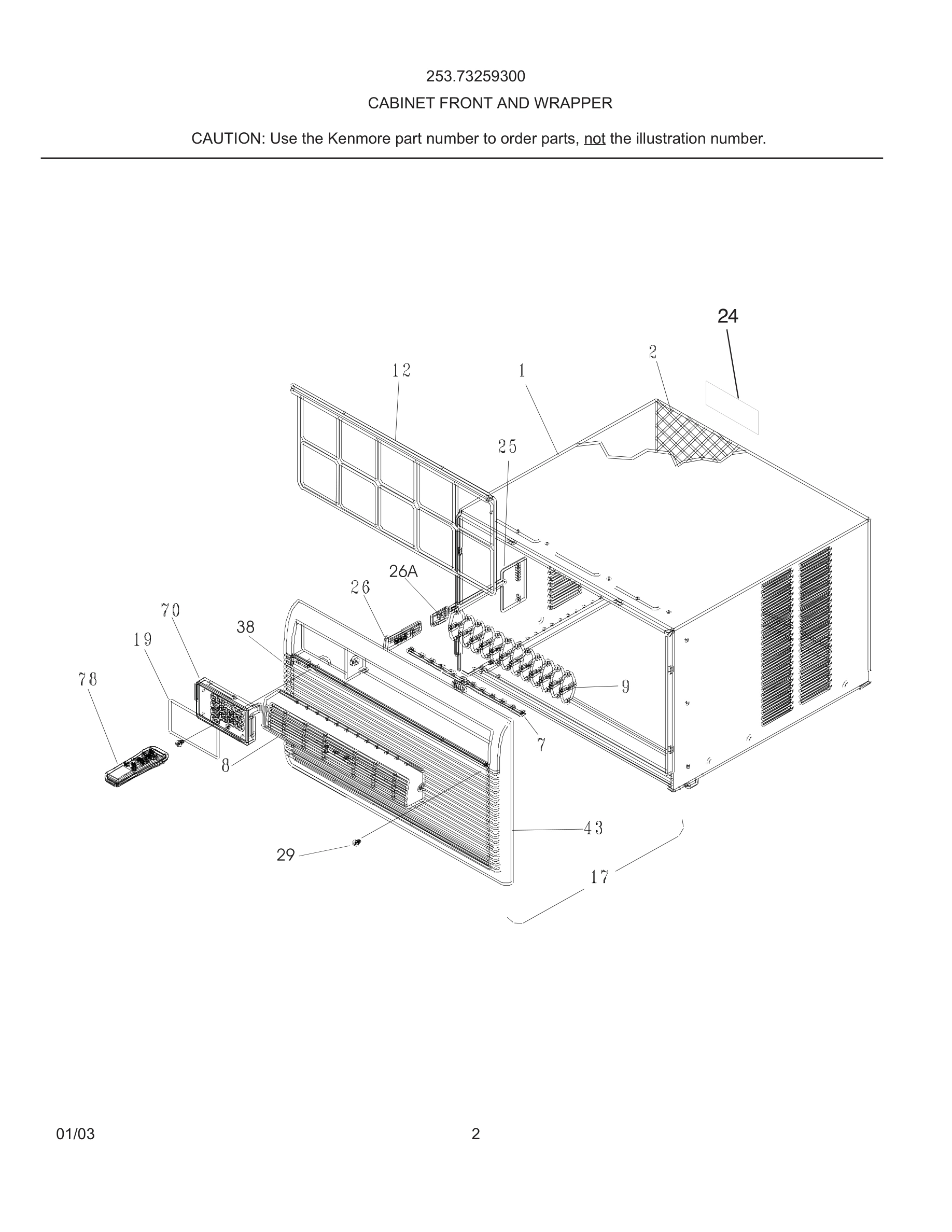03 - CABINET FRONT AND WRAPPER