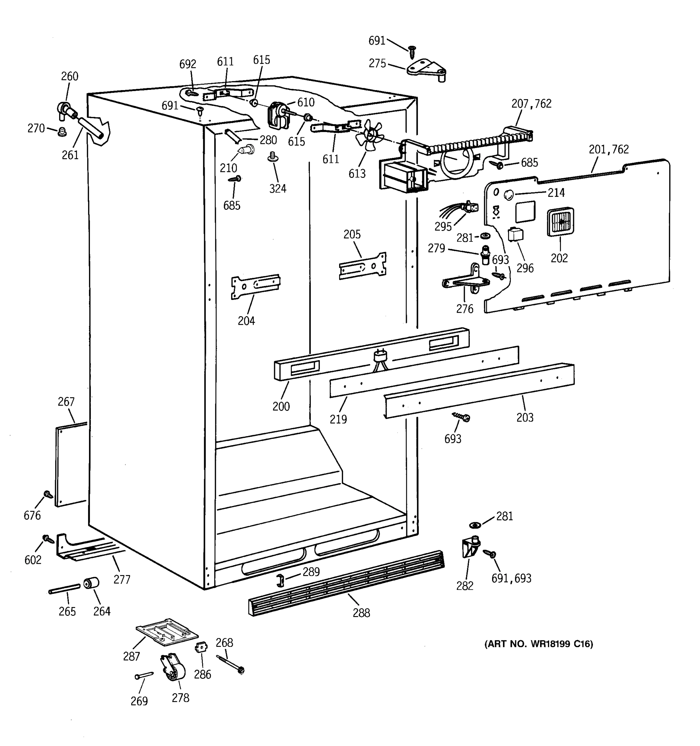CABINET PARTS