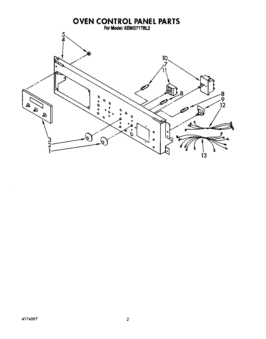 02 - OVEN CONTROL PANEL , LITERATURE